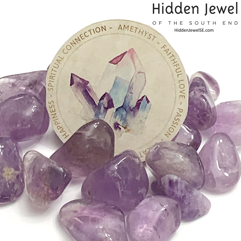 Amethyst Tumbled gemstones