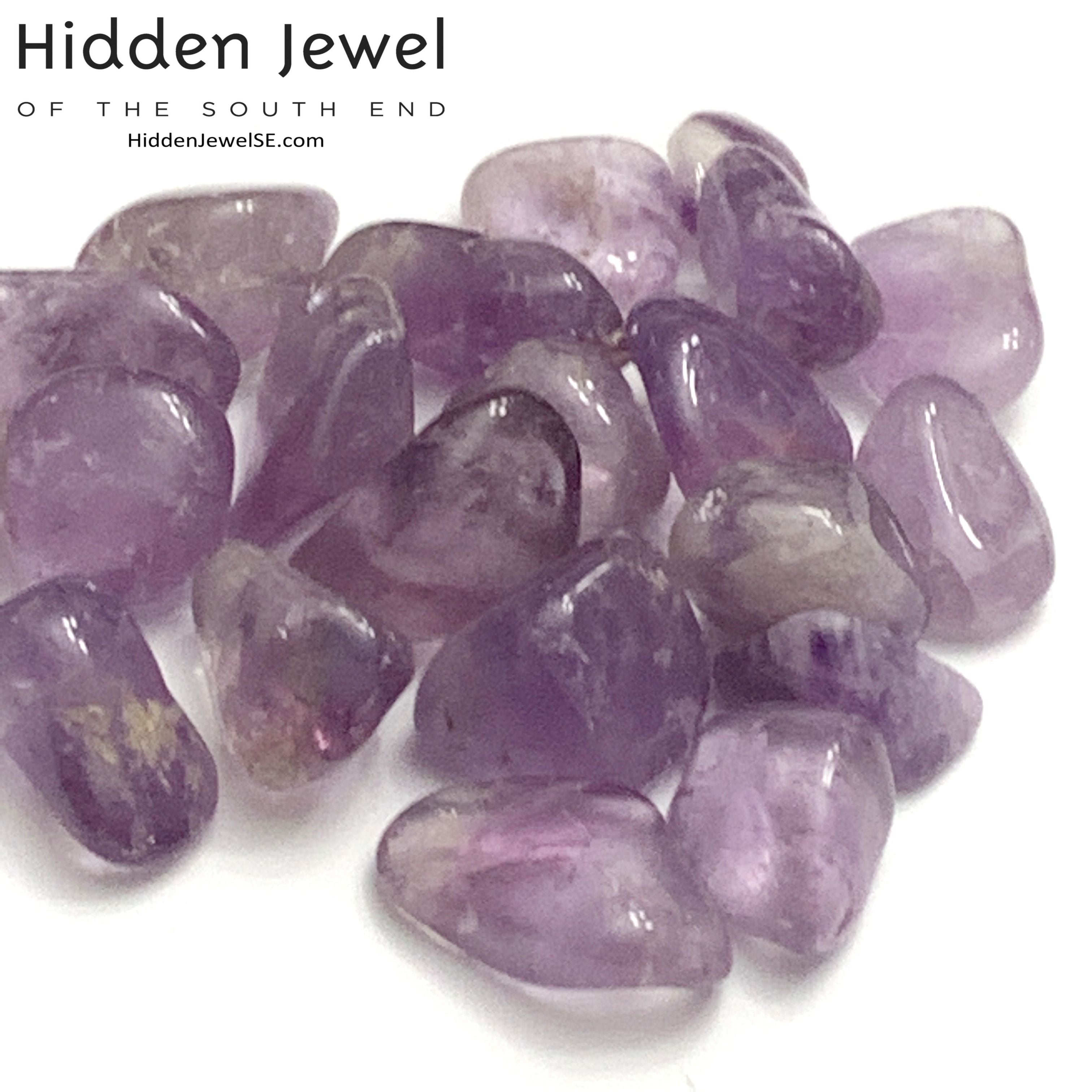 Amethyst Tumbled gemstones