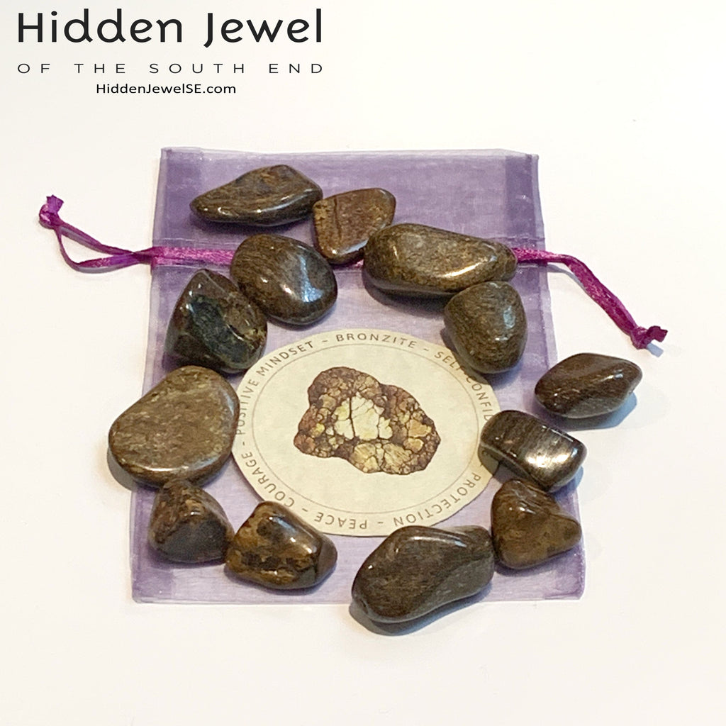 Bronzite gemstone Tumbles