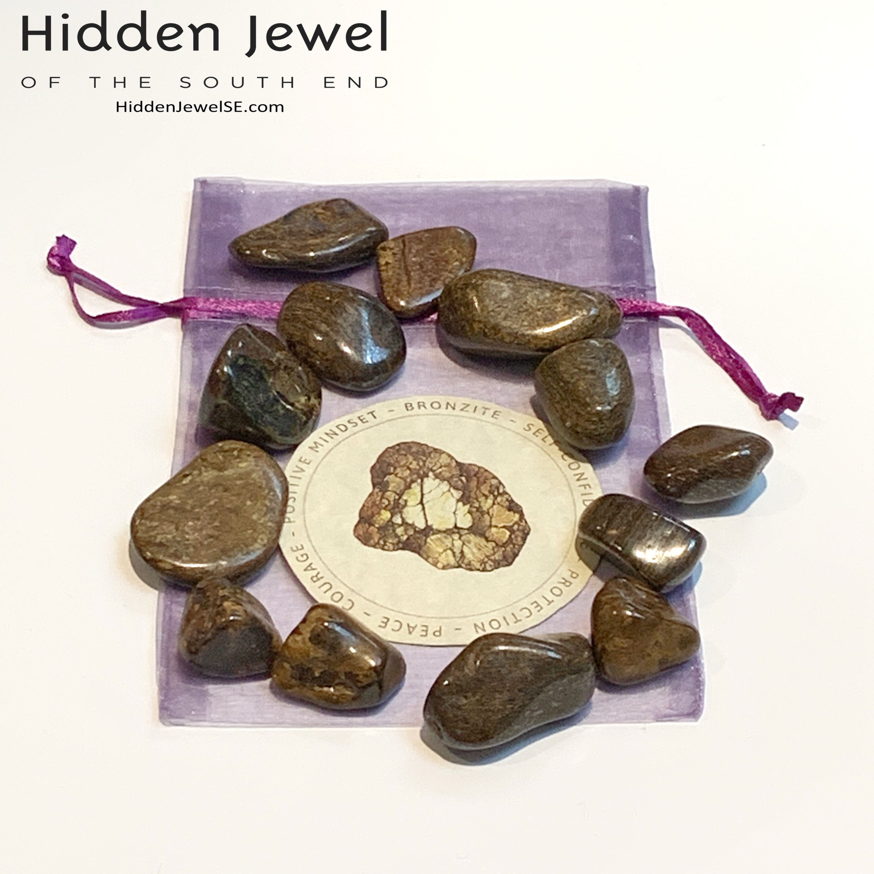 Bronzite gemstone Tumbles
