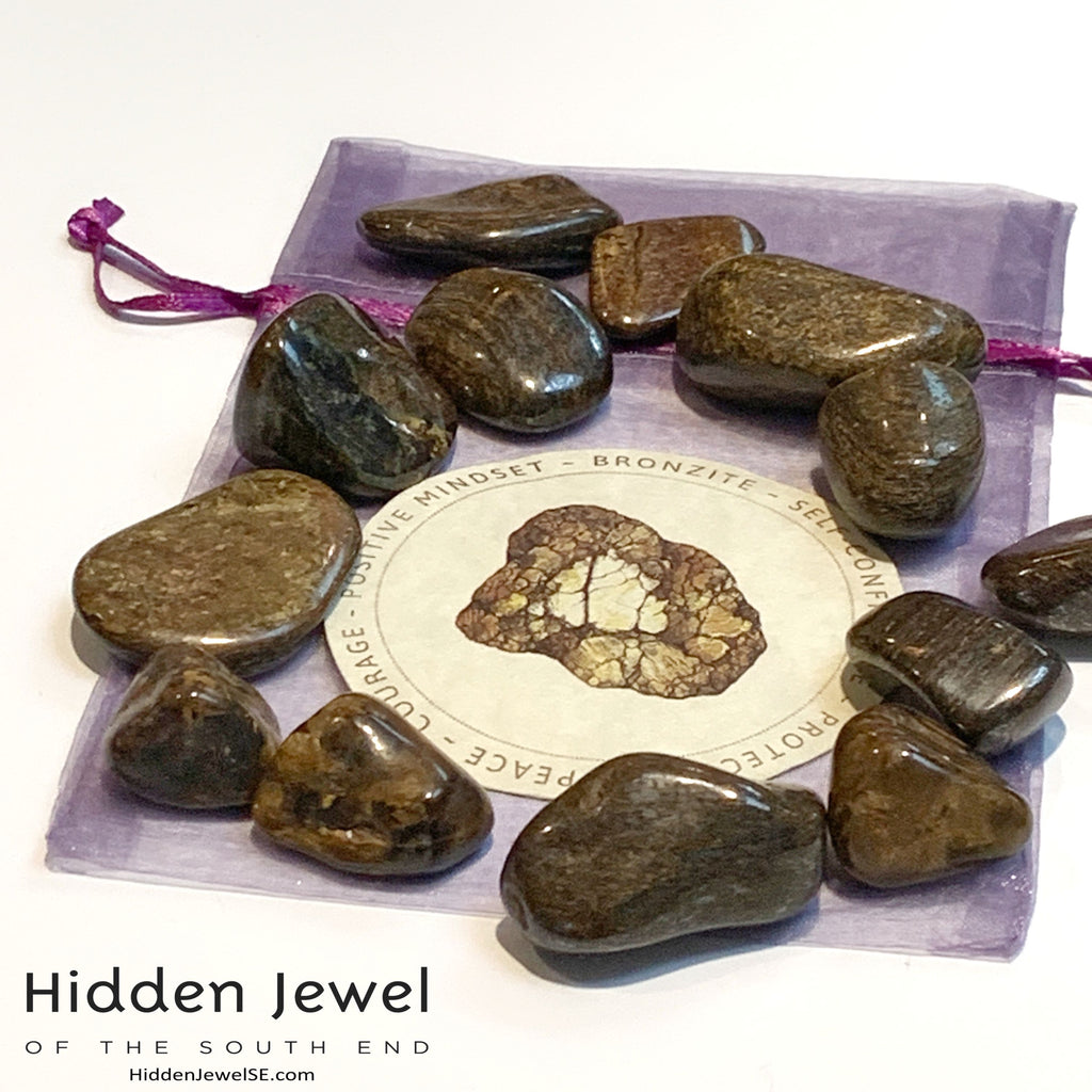 Bronzite gemstone Tumbles