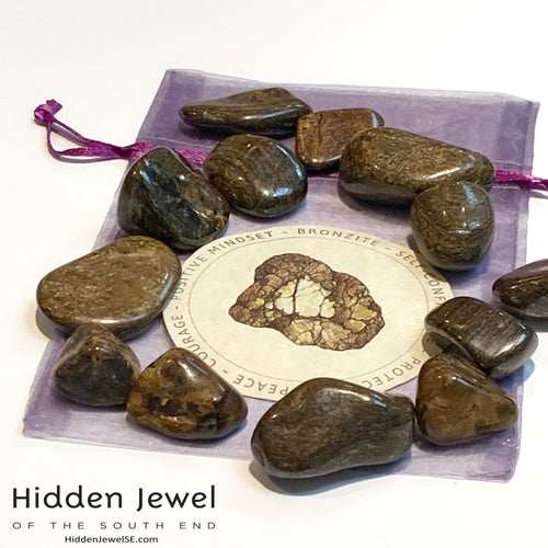 Bronzite gemstone Tumbles