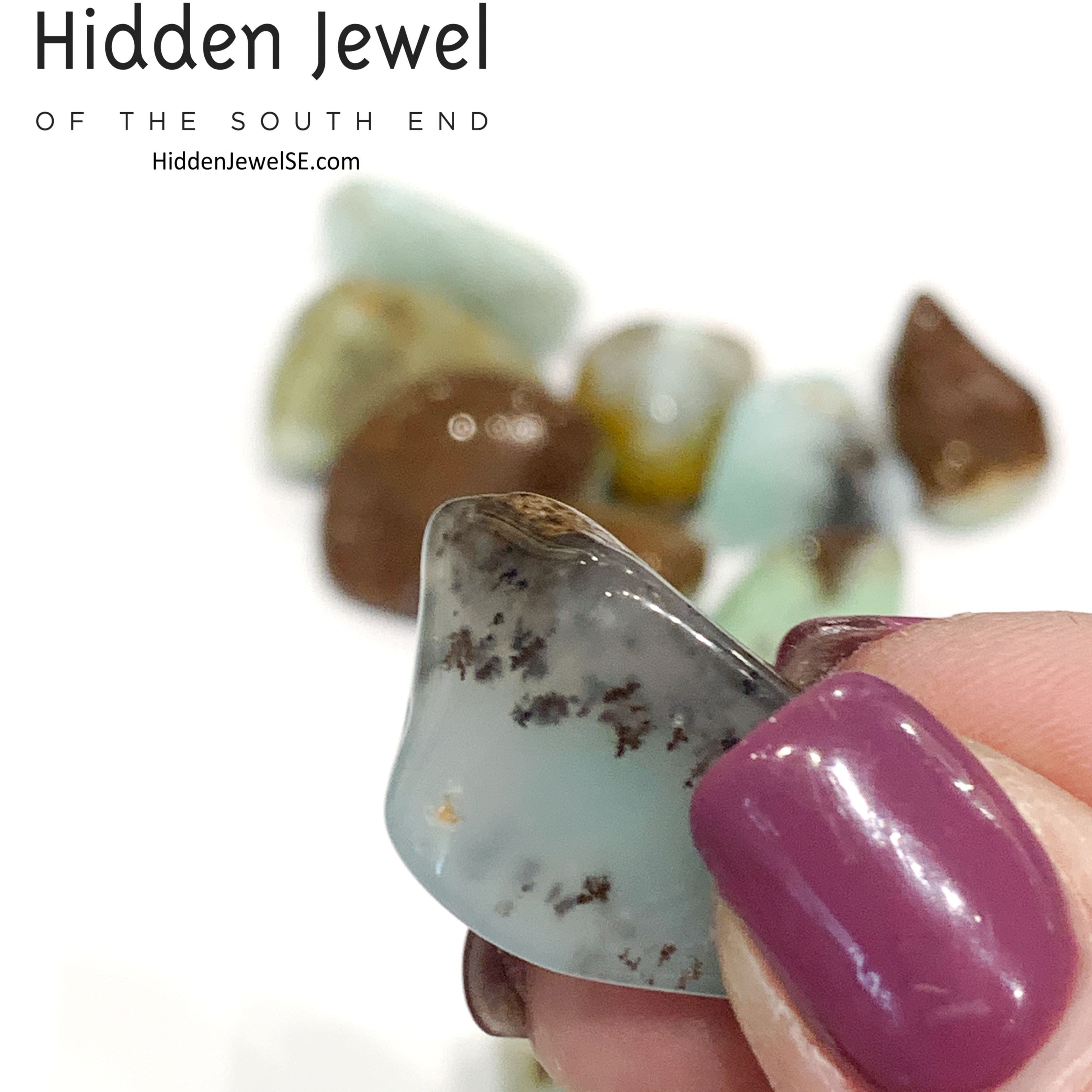 Chrysoprase Tumbled gemstone