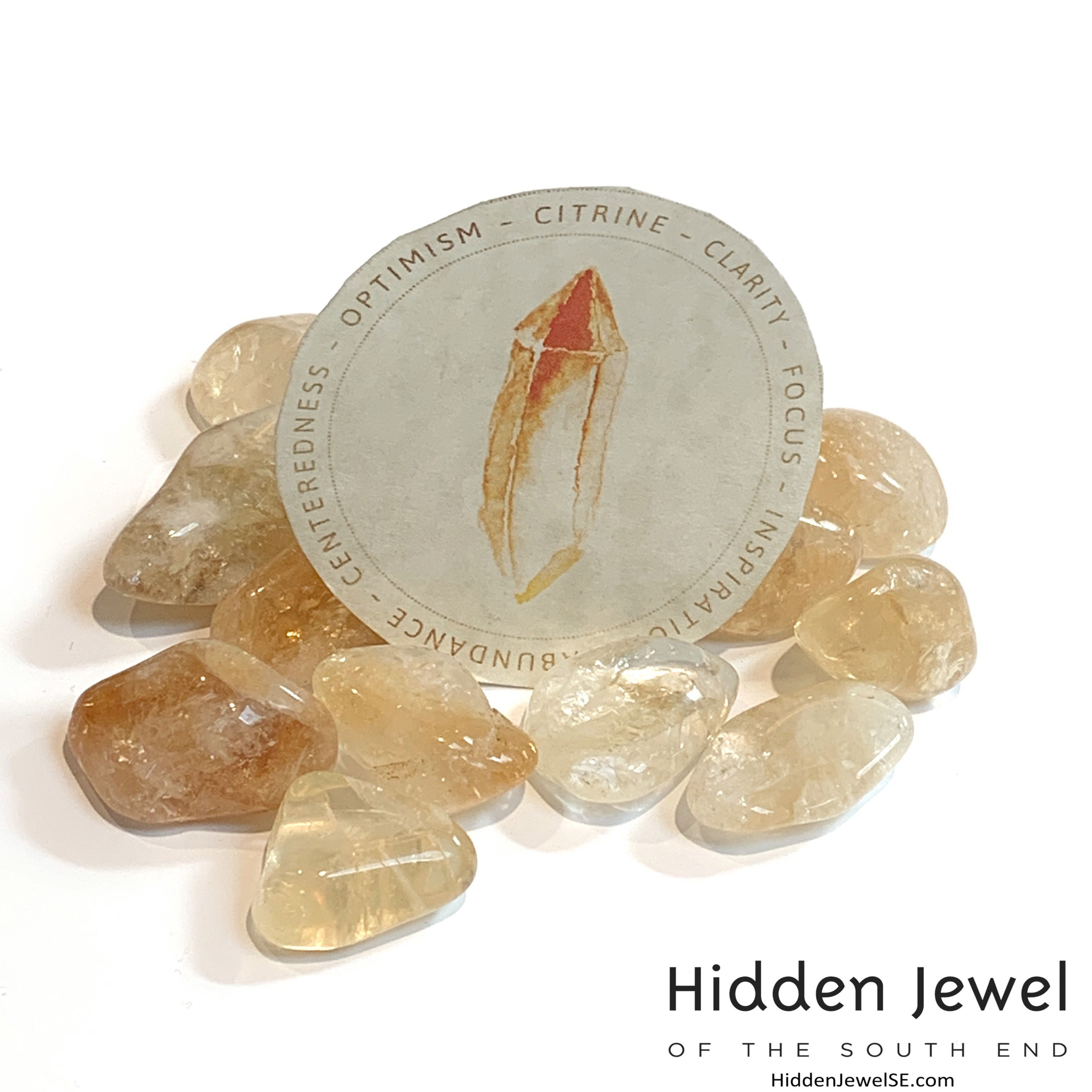 Citrine Tumbled gemstone