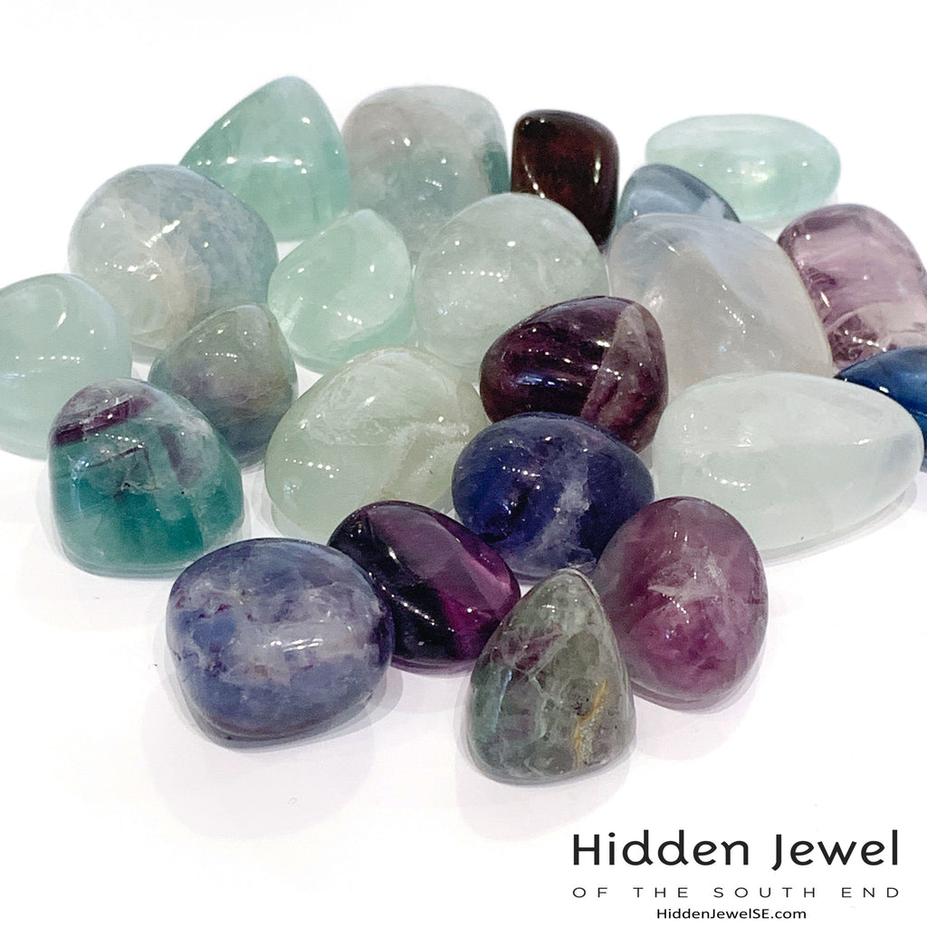 Rainbow Fluorite Tumbled Gemstones