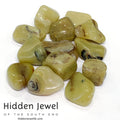 Olive Green Opal tumbled Gemstone