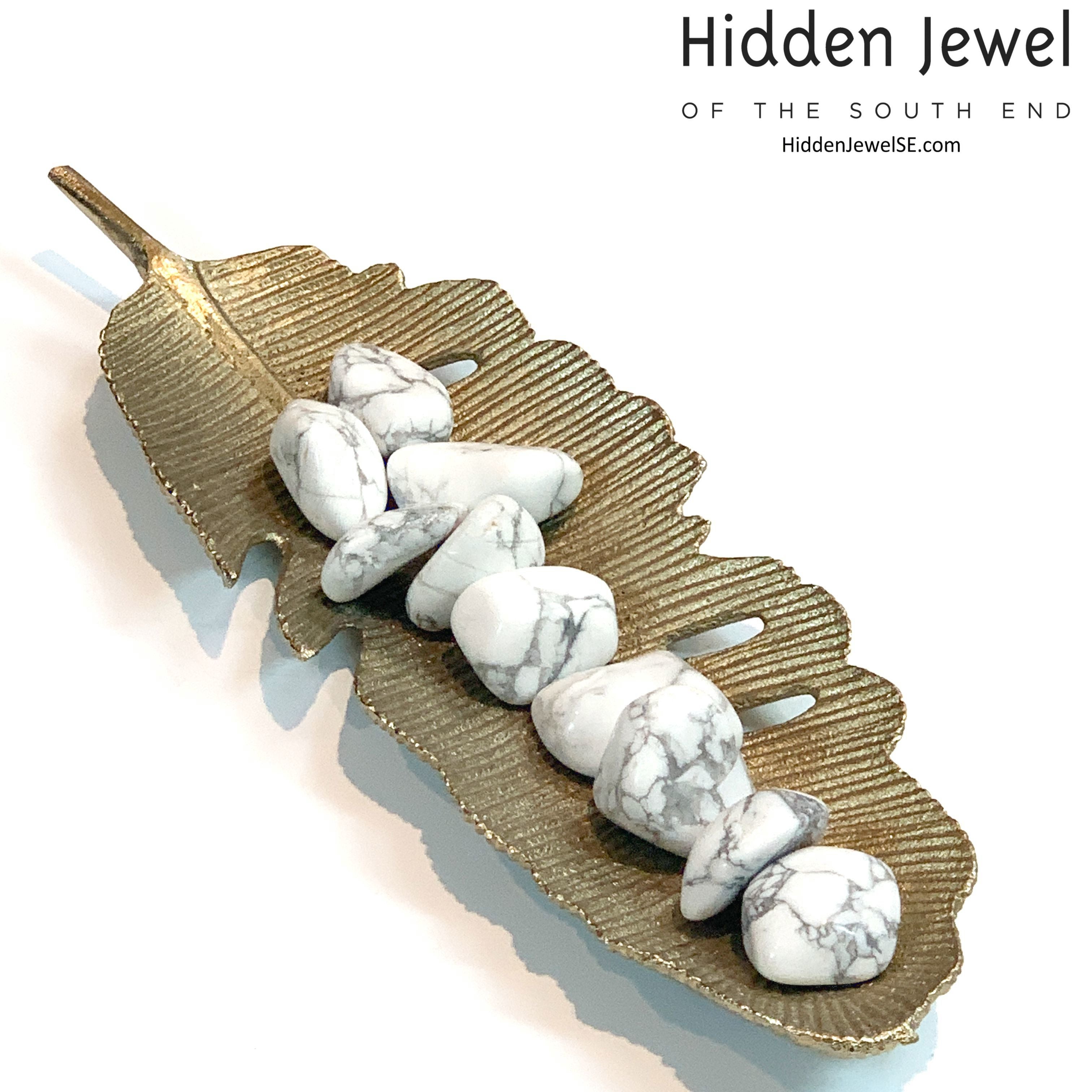 Howlite Tumbled Gemstone