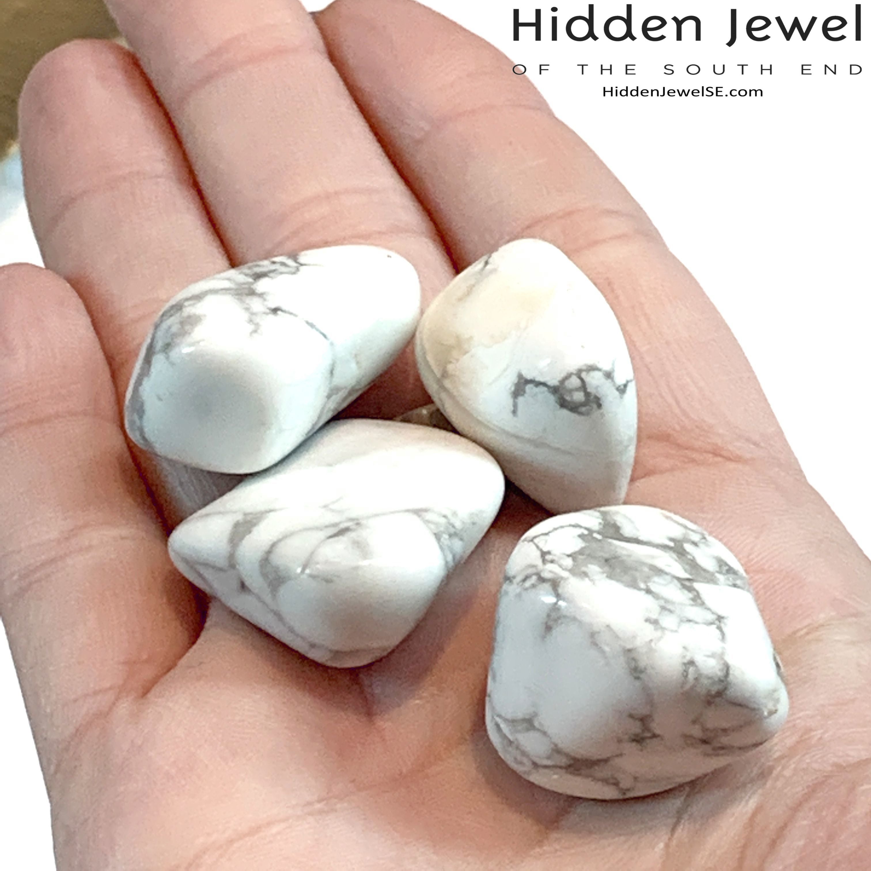 Howlite Tumbled Gemstone