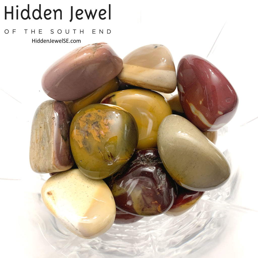 Mookaite tumbled gemstone