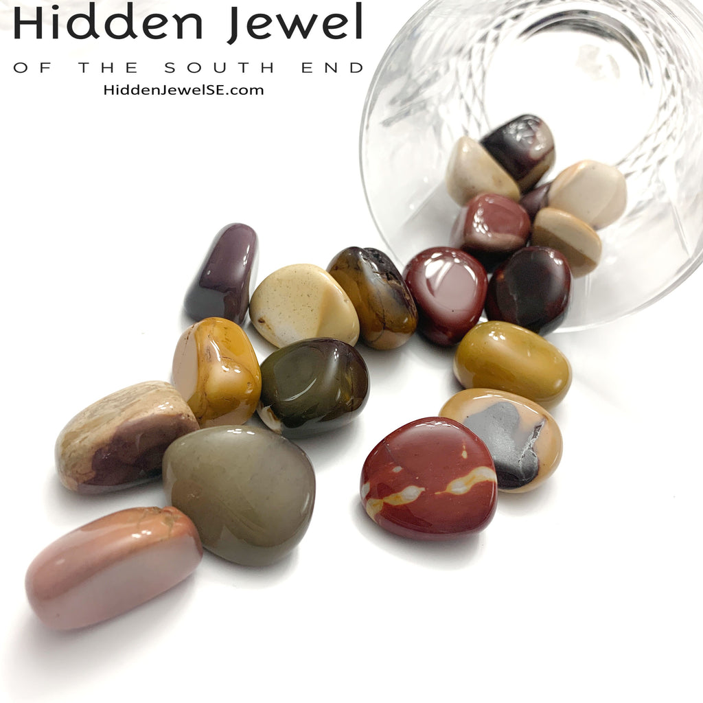 Mookaite tumbled gemstone