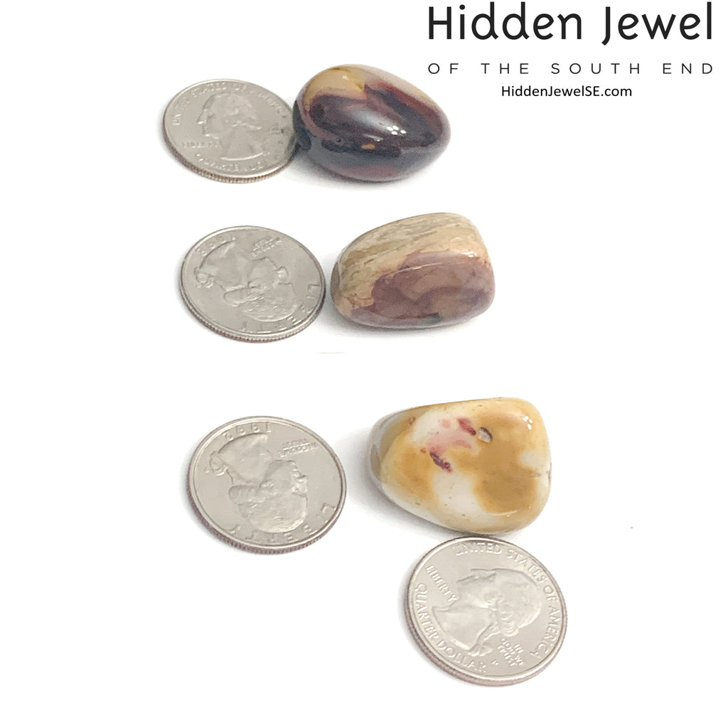 Mookaite tumbled gemstone