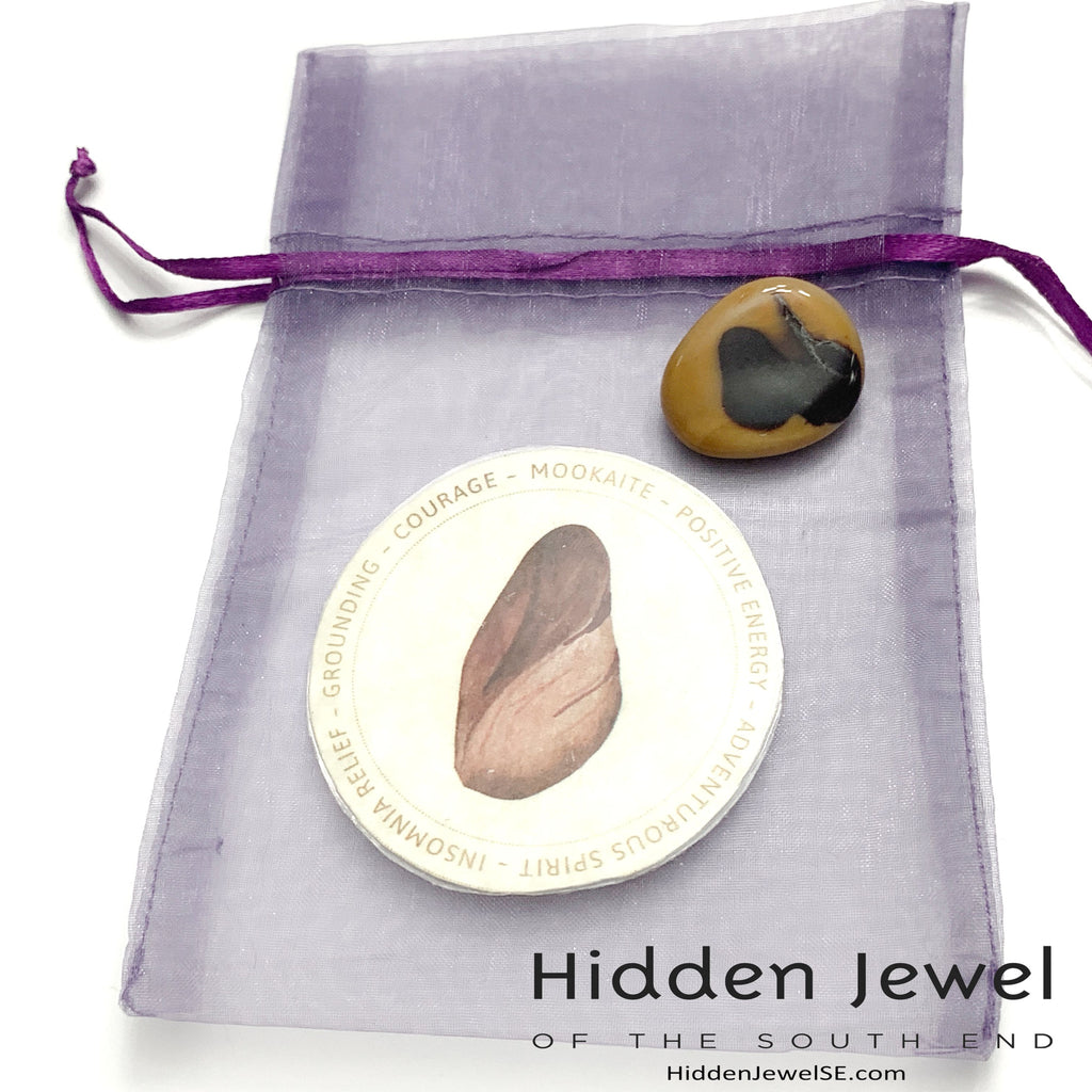 Mookaite tumbled gemstone