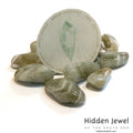Prasiolite Healing Stone Tumbles, (green amethyst)