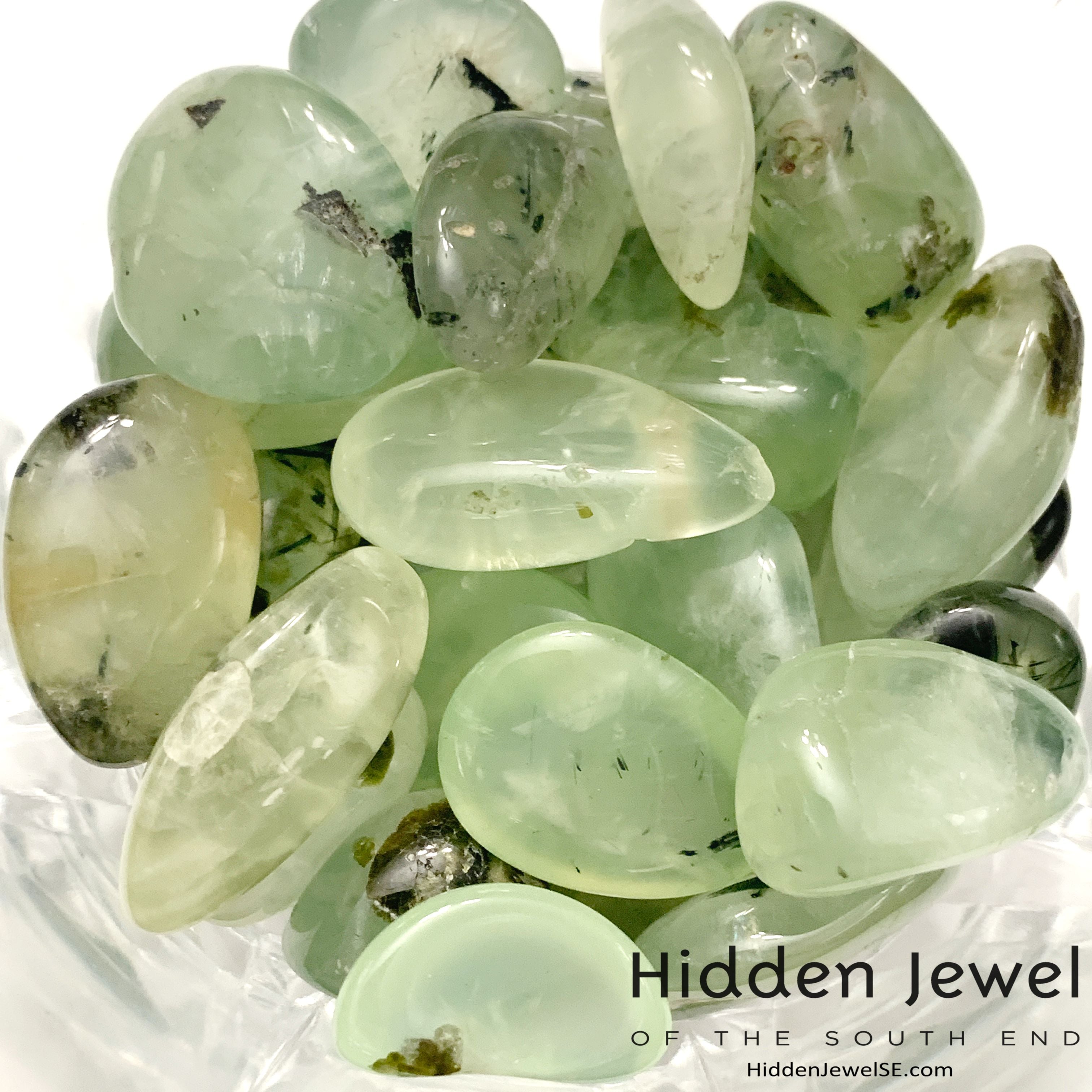 Prehnite tumble Gemstones