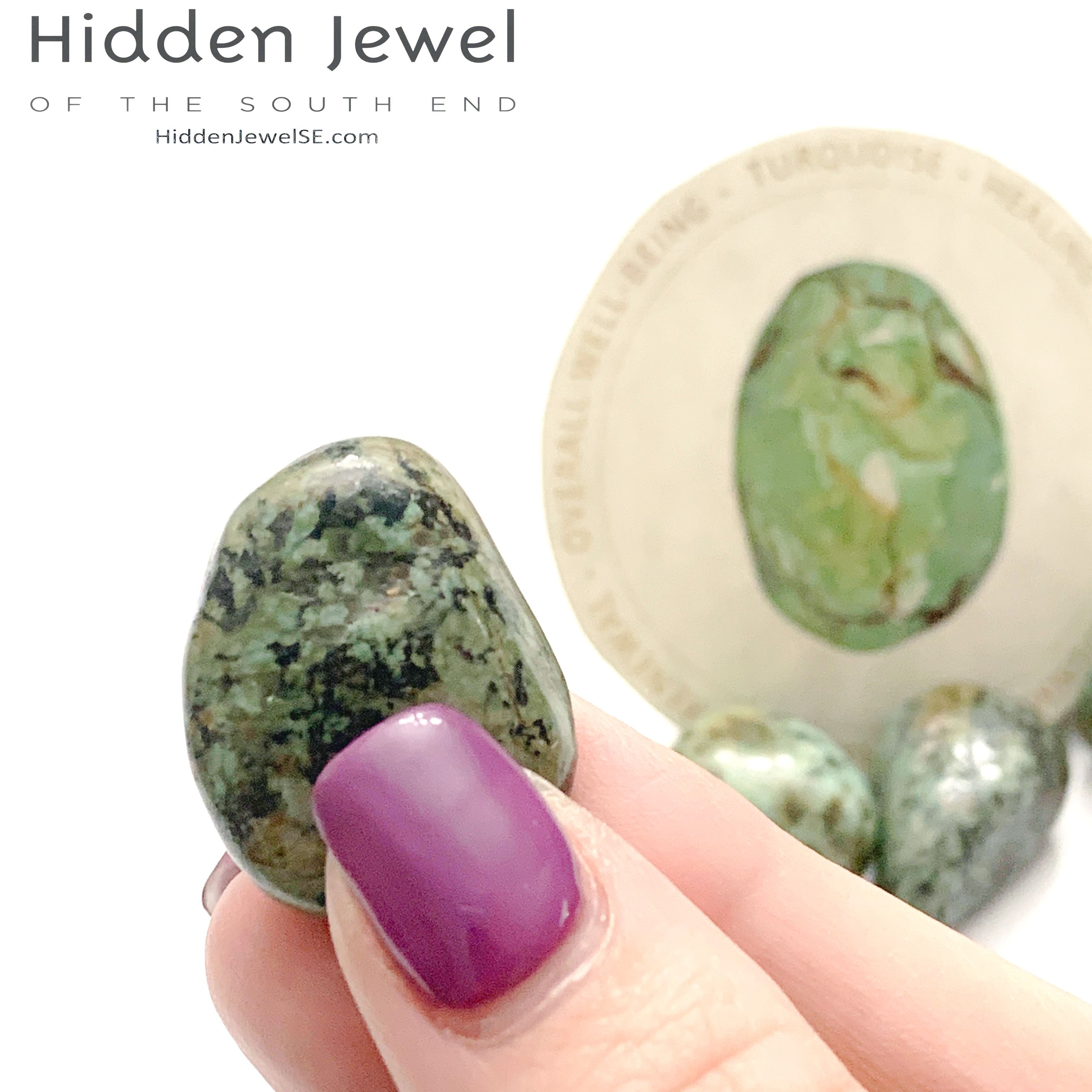 African Turquoise tumbled Gemstone