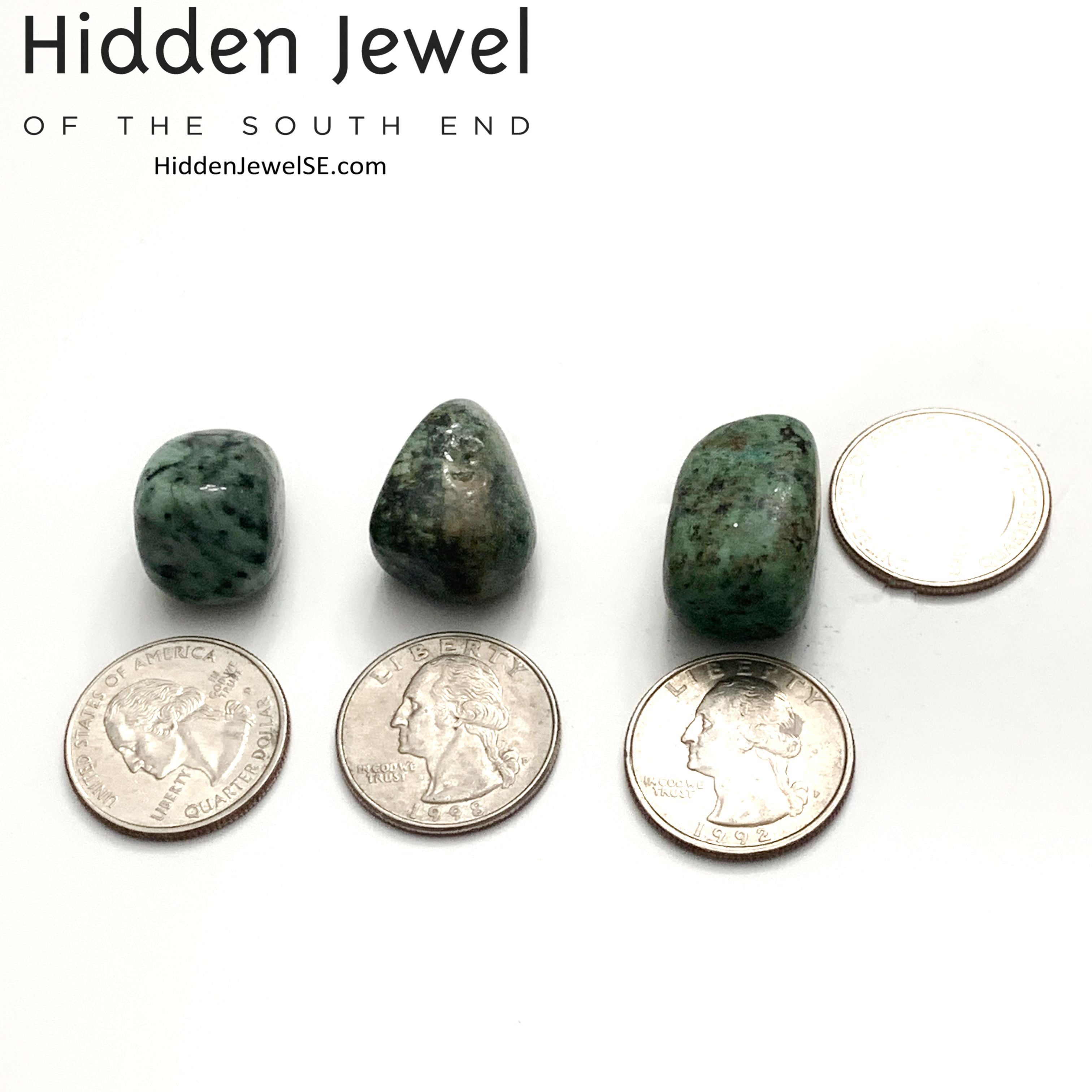 African Turquoise tumbled Gemstone