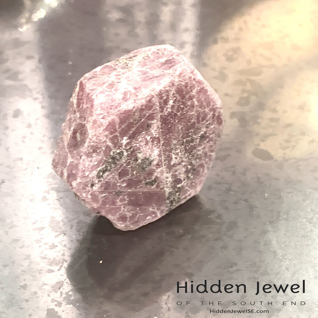 Ruby Hexagon Shapes Raw