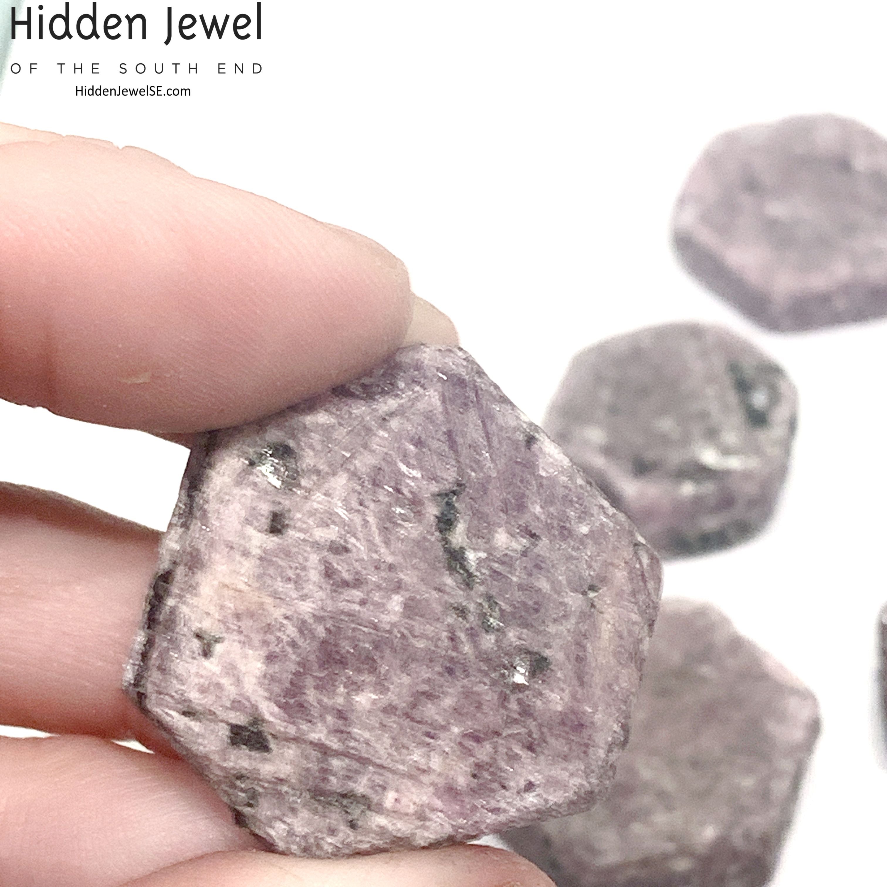 Ruby Hexagon Shapes Raw