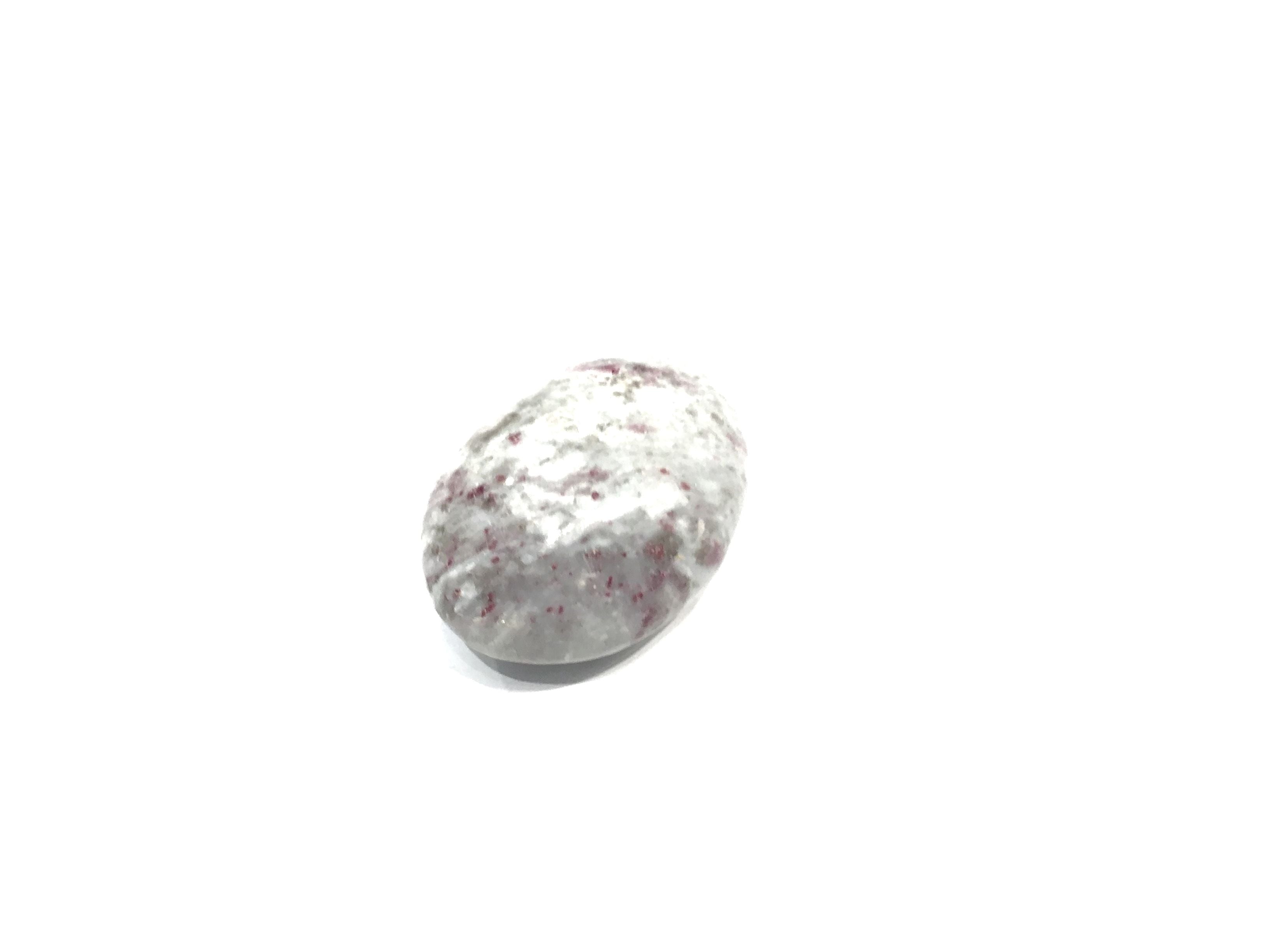 Rubelite Gemstone Palm Stone