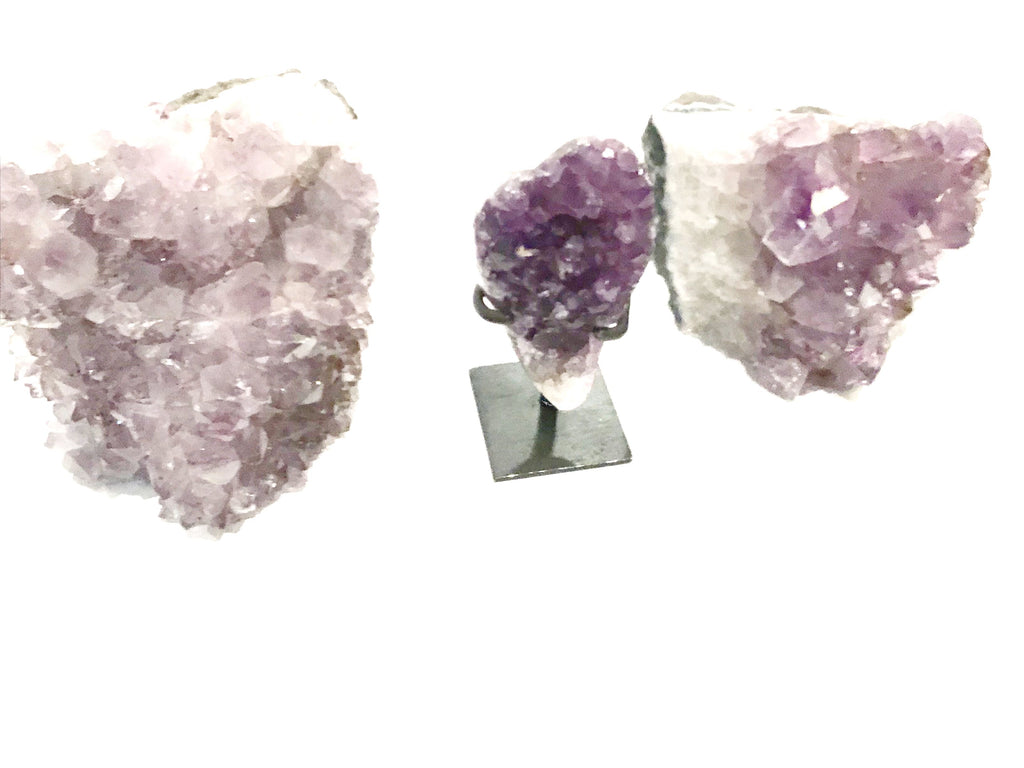 Amethyst , Raw slab Crystal gemstone