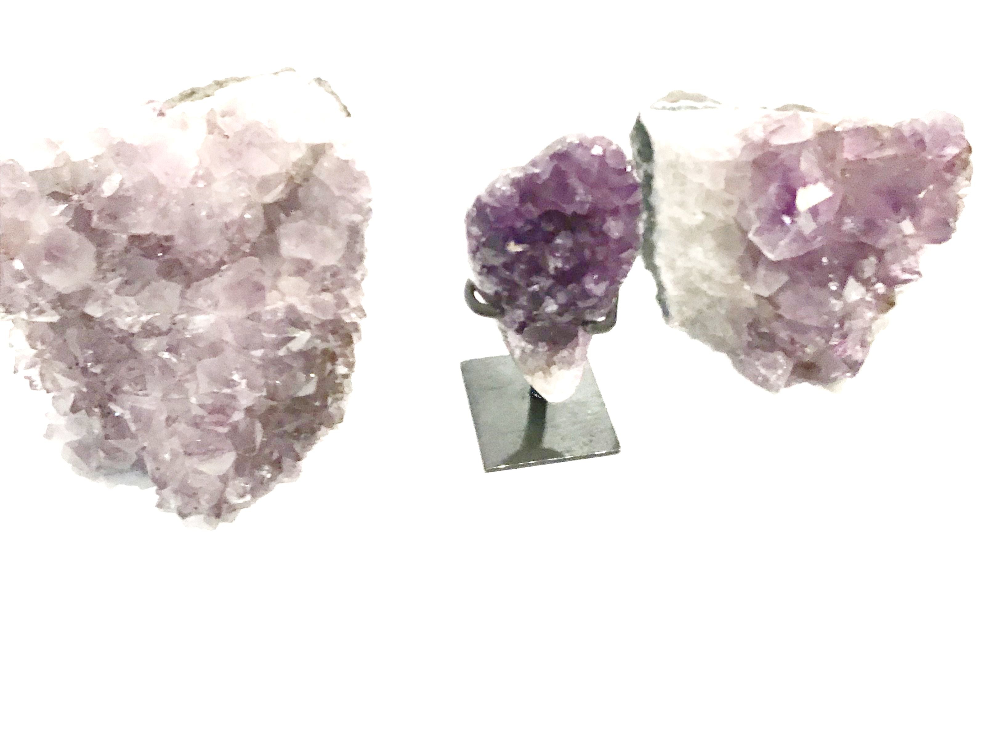 Amethyst , Raw slab Crystal gemstone