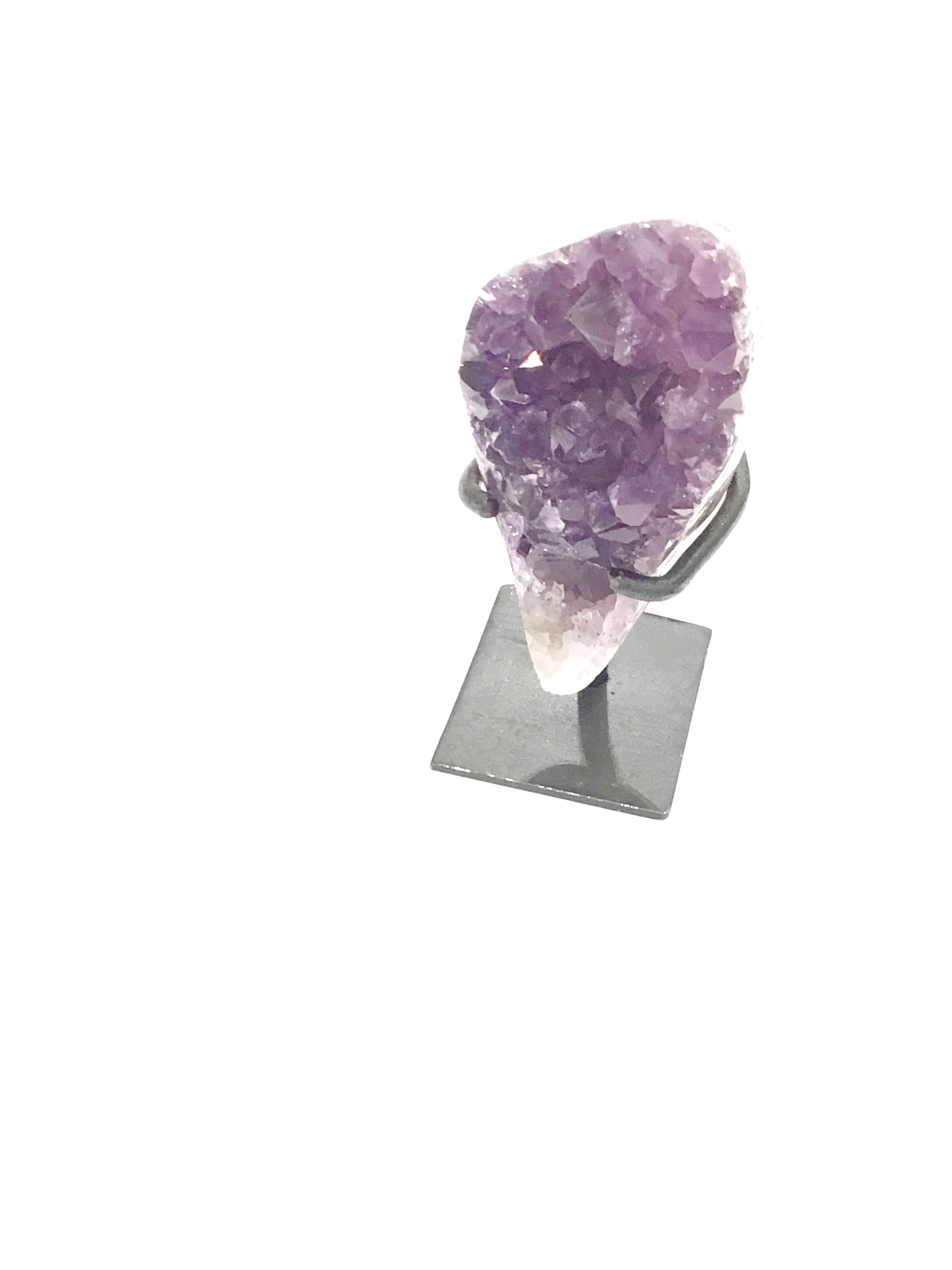 Amethyst , Raw slab Crystal gemstone