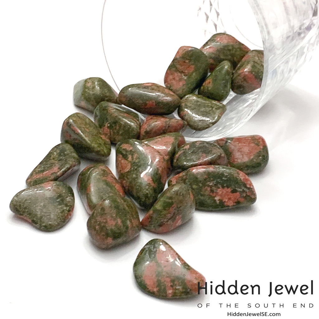 Unakite Tumbled gemstone