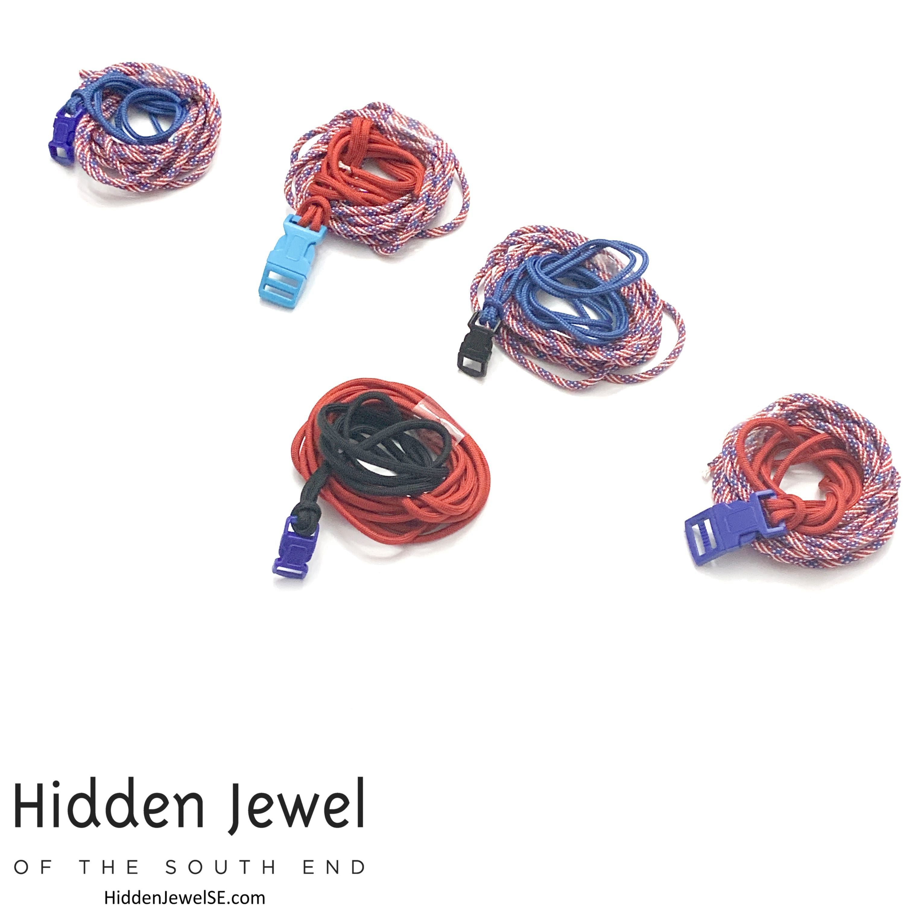 Parachute cord Bracelet making kits, survival bracelets