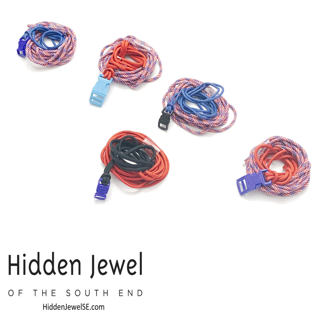 Parachute cord Bracelet making kits, survival bracelets
