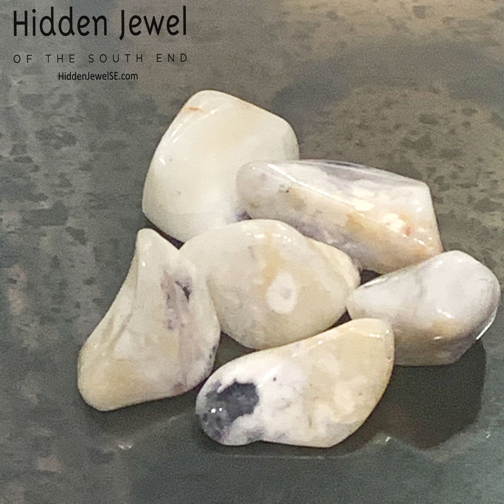 Violet Flame (grape Opal) Tumbled Gemstone, Mexico