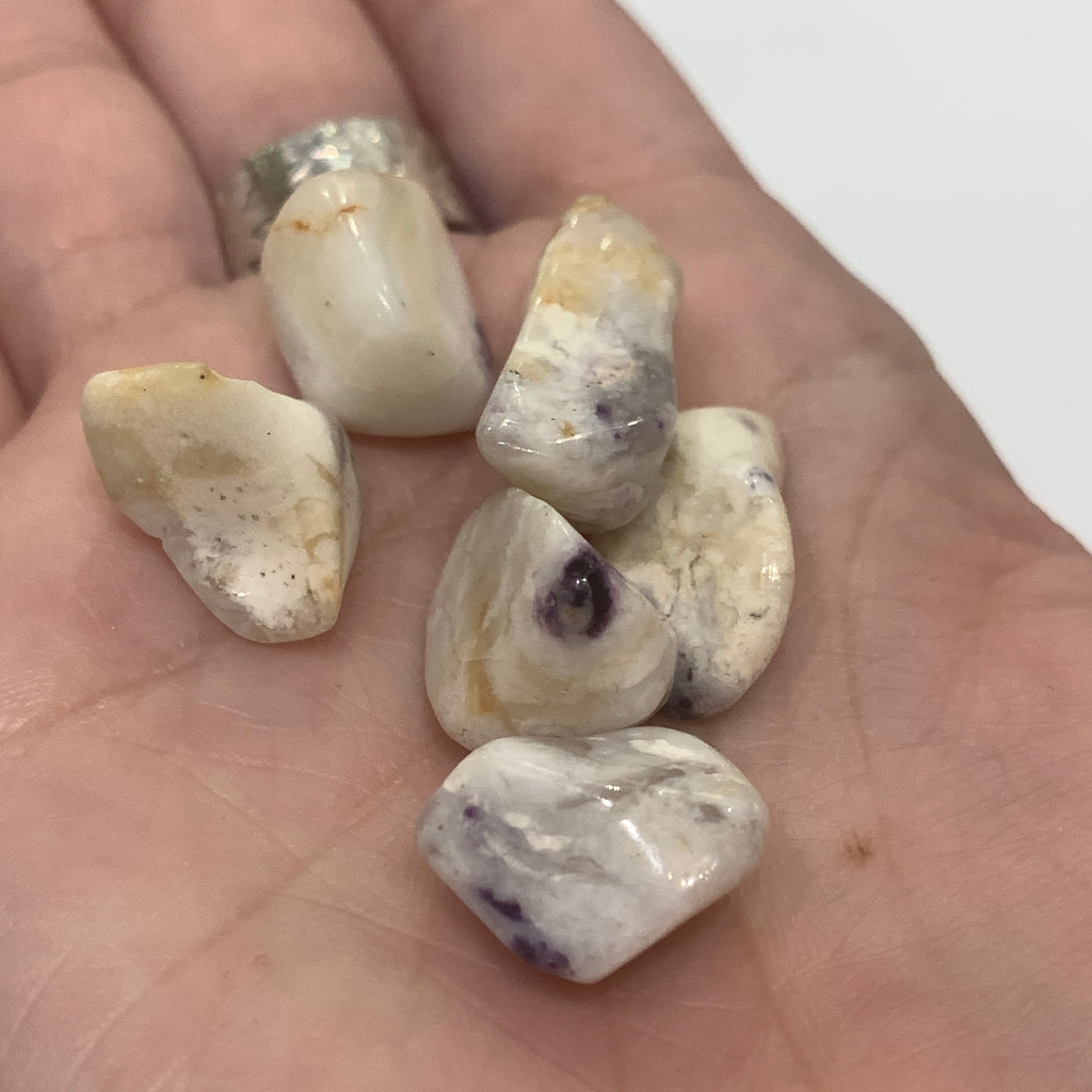 Violet Flame (grape Opal) Tumbled Gemstone, Mexico