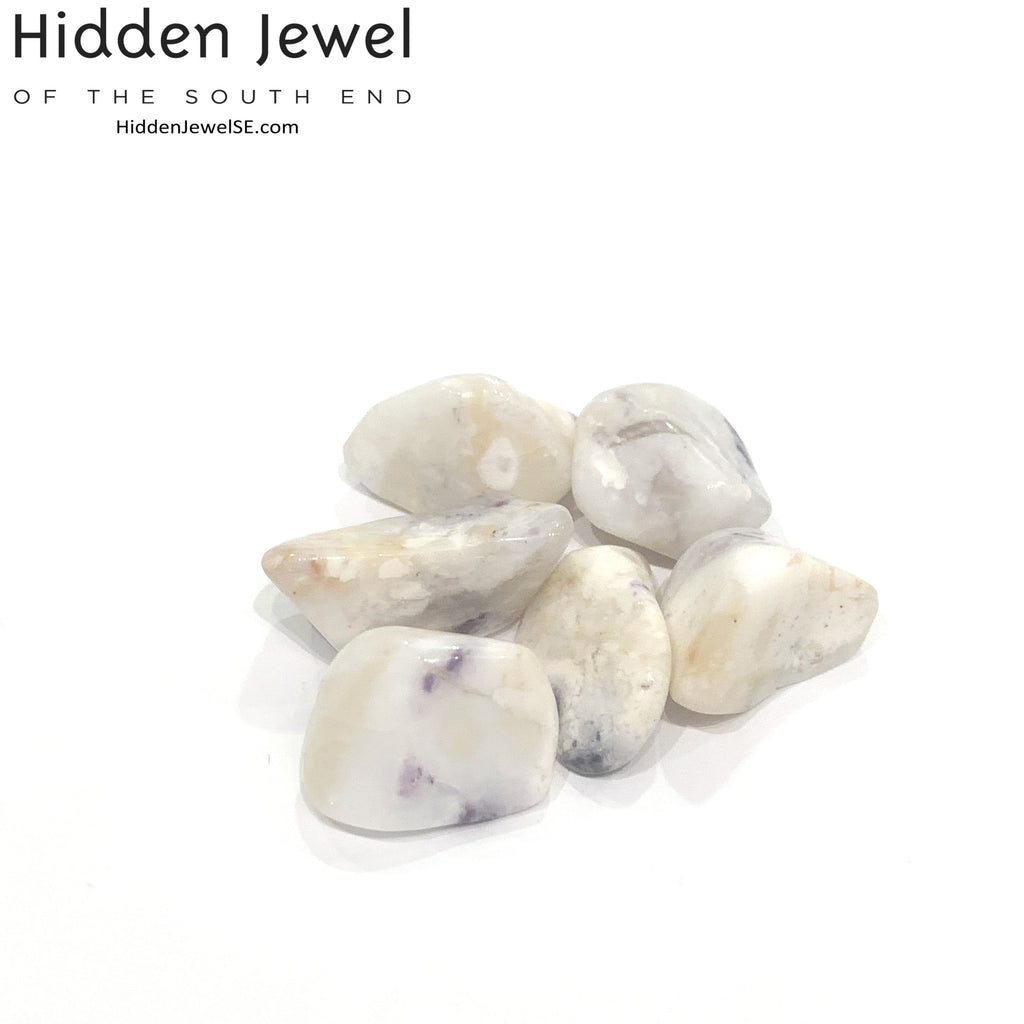 Violet Flame (grape Opal) Tumbled Gemstone, Mexico