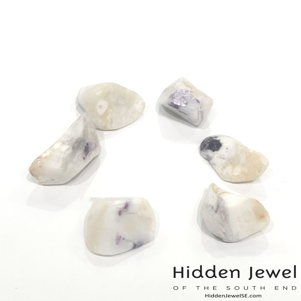 Violet Flame (grape Opal) Tumbled Gemstone, Mexico