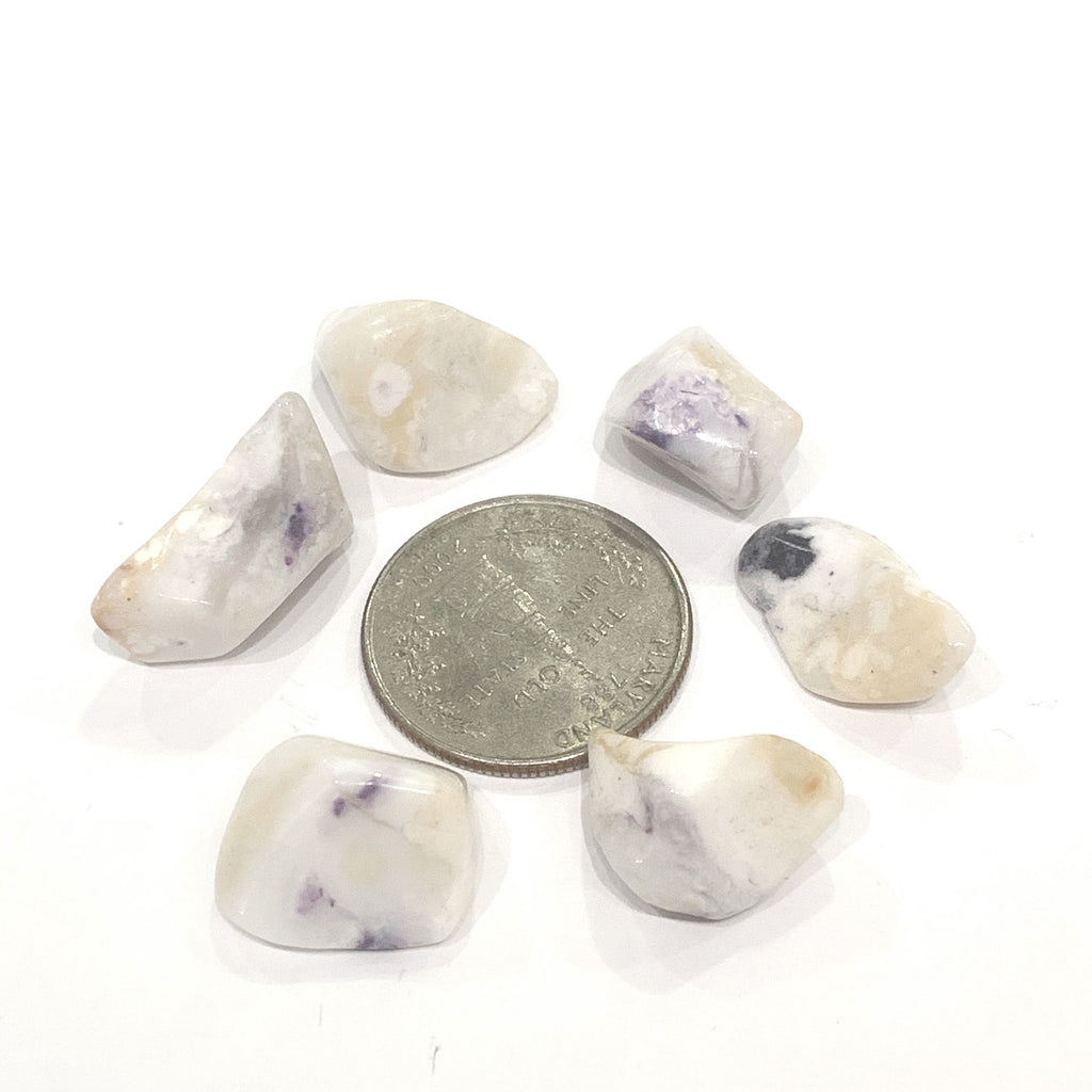 Violet Flame (grape Opal) Tumbled Gemstone, Mexico