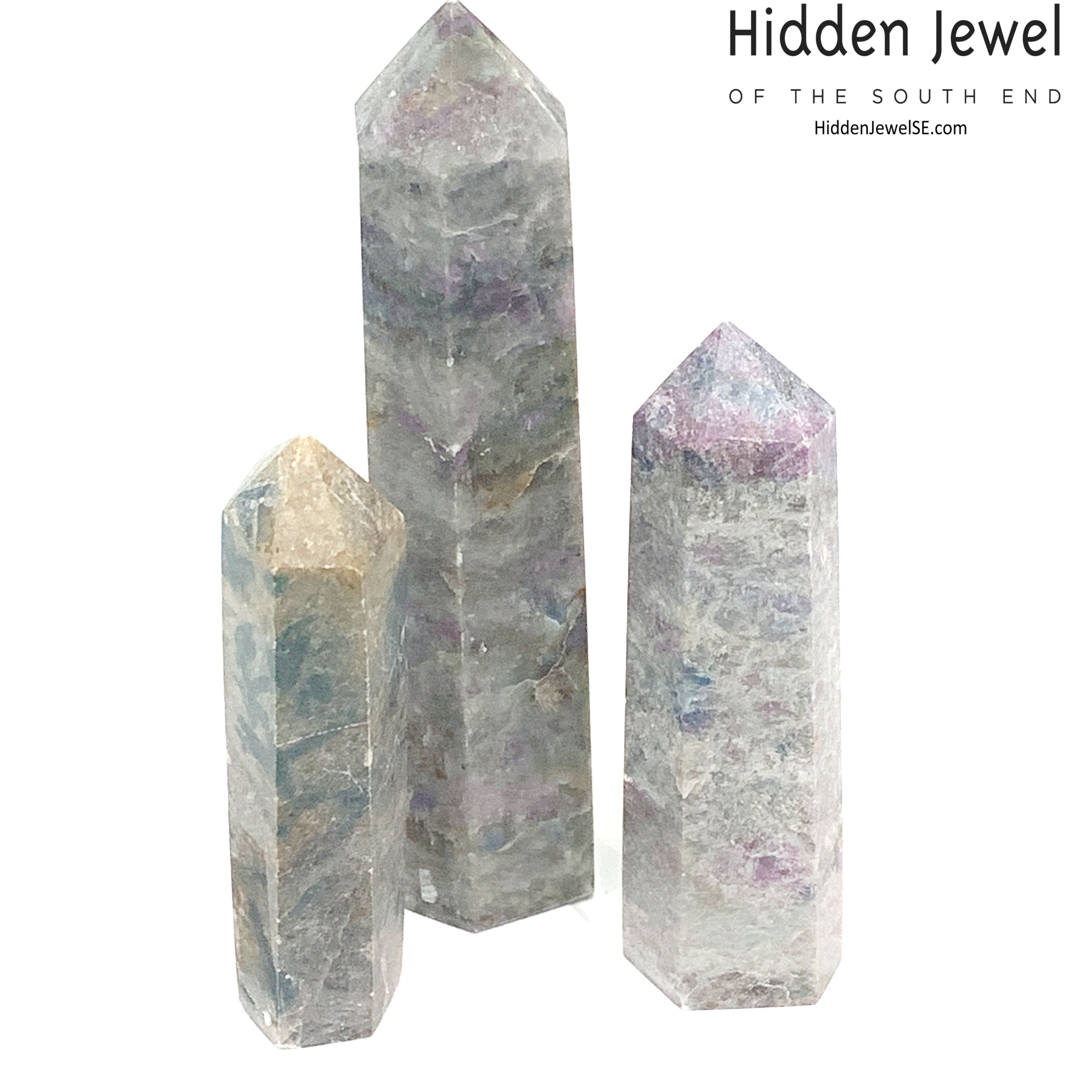 Ruby Kyanite Gemstone Tower