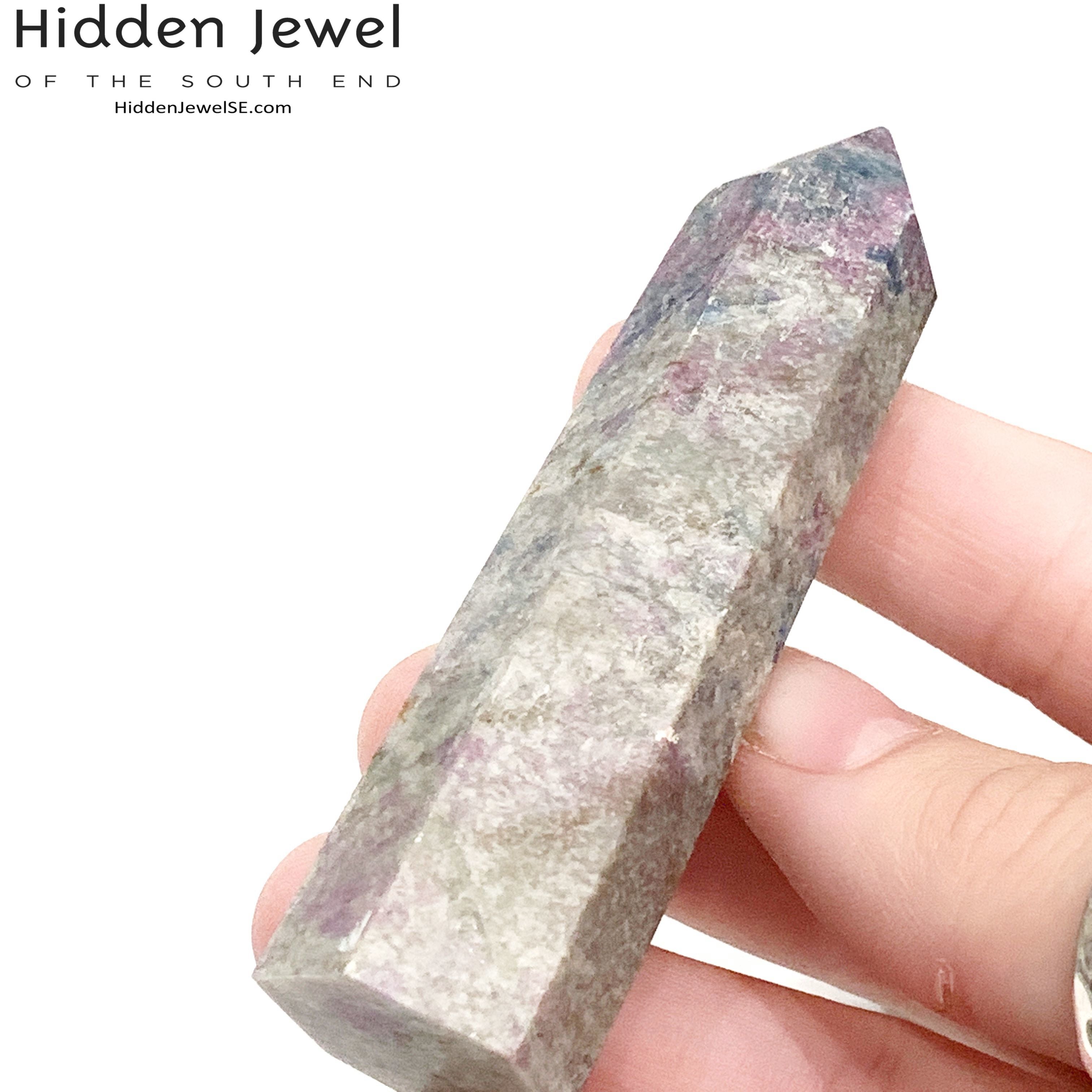 Ruby Kyanite Gemstone Tower
