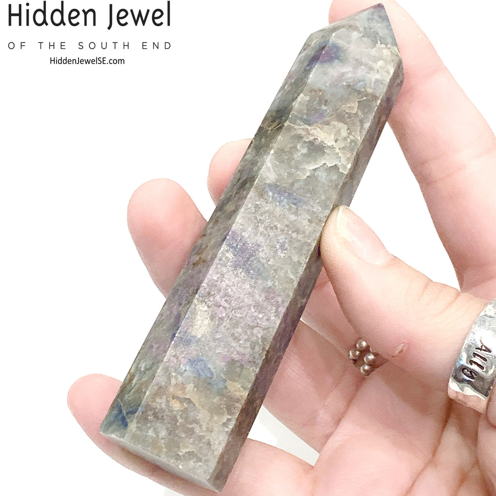 Ruby Kyanite Gemstone Tower