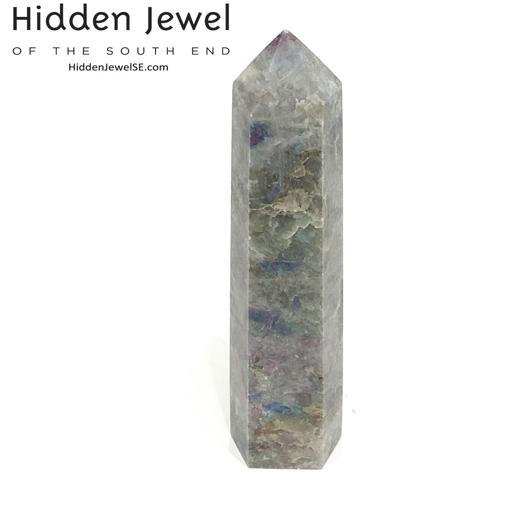 Ruby Kyanite Gemstone Tower