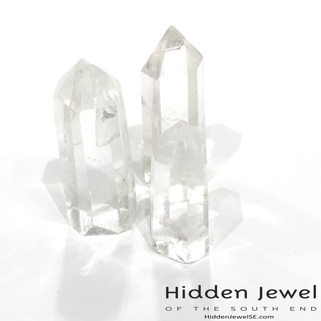 Clear quartz Gemstone Tower