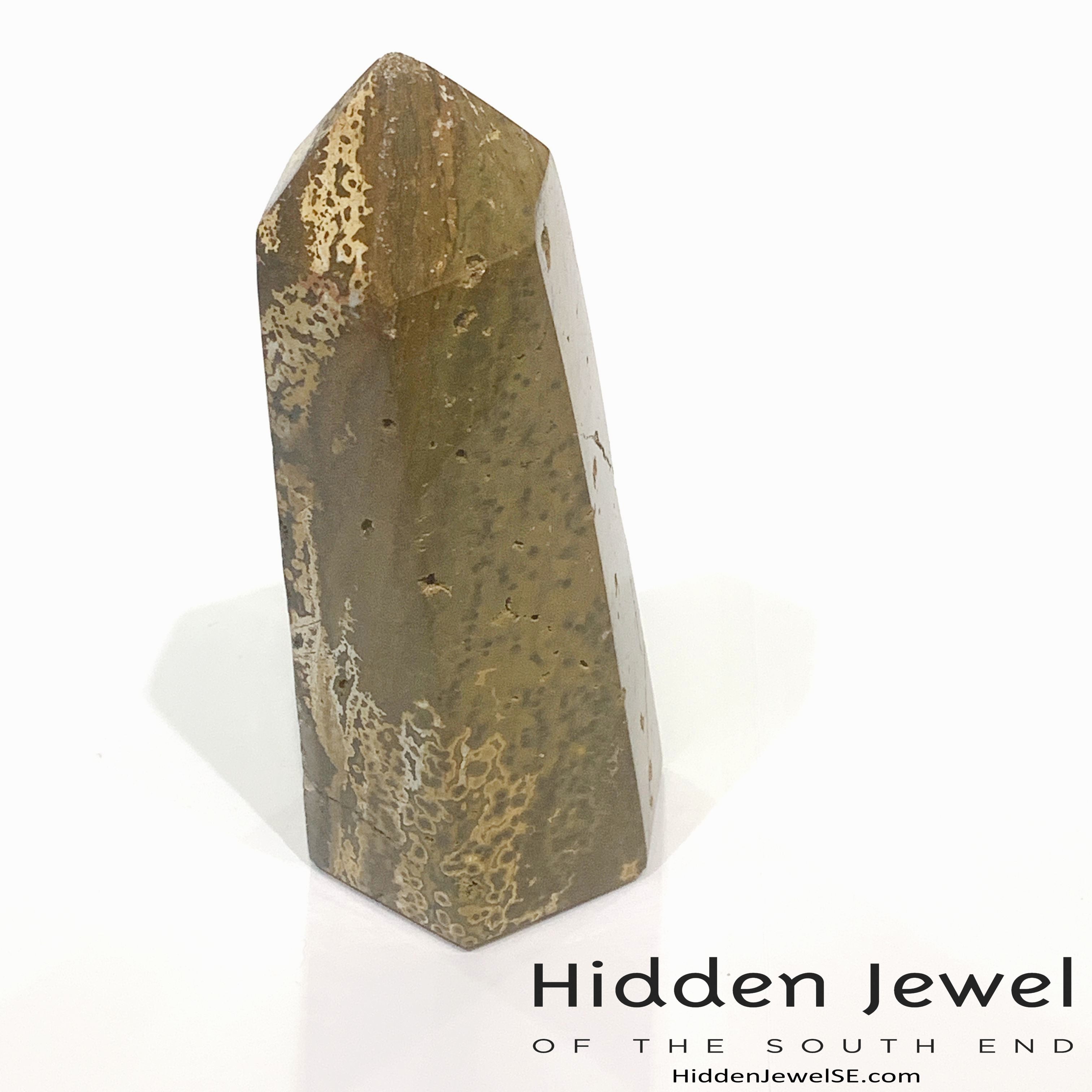 Ocean Jasper Gemstone Tower