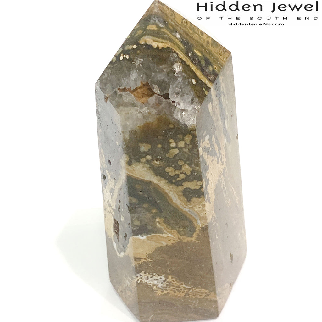 Ocean Jasper Gemstone Tower