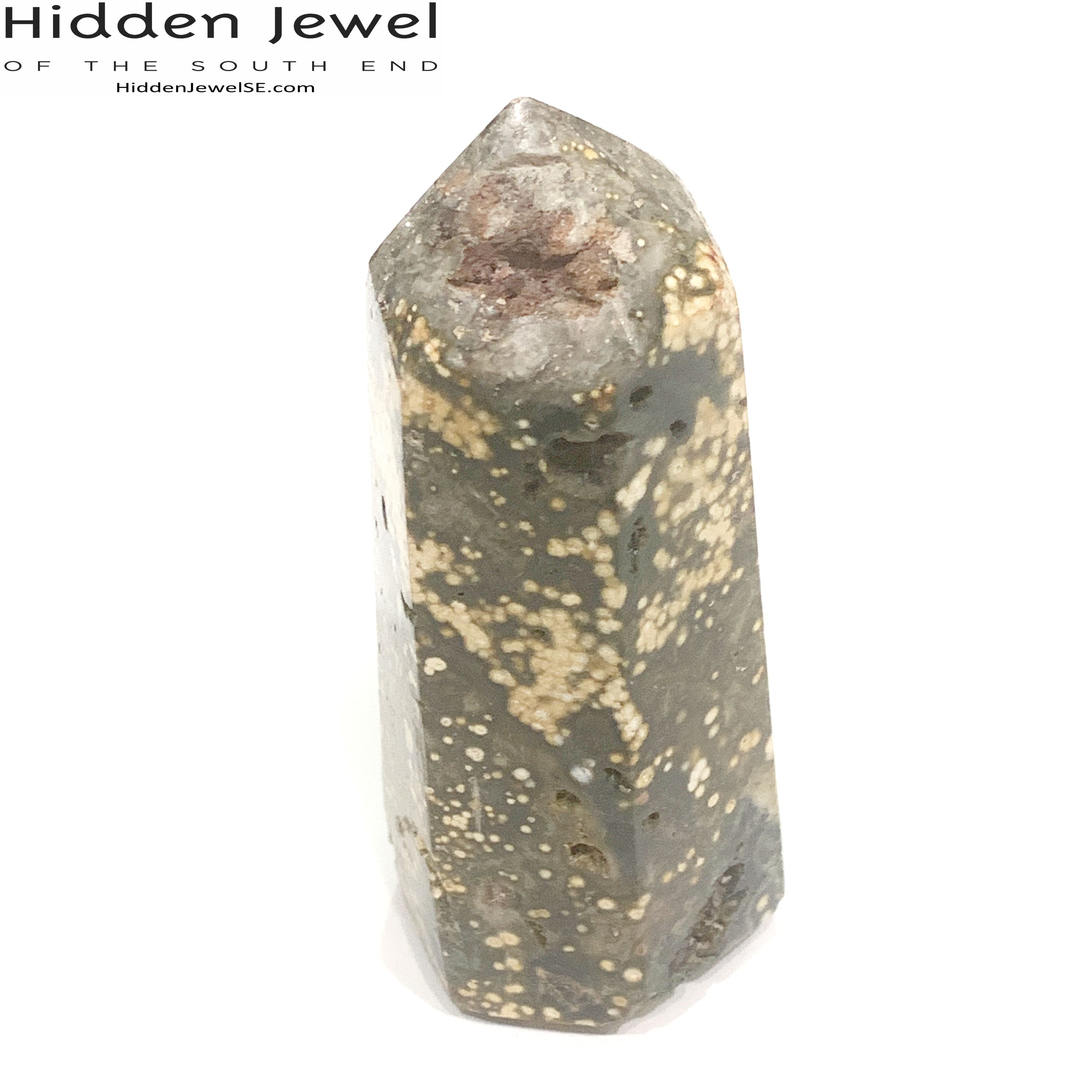 Ocean Jasper Gemstone Tower