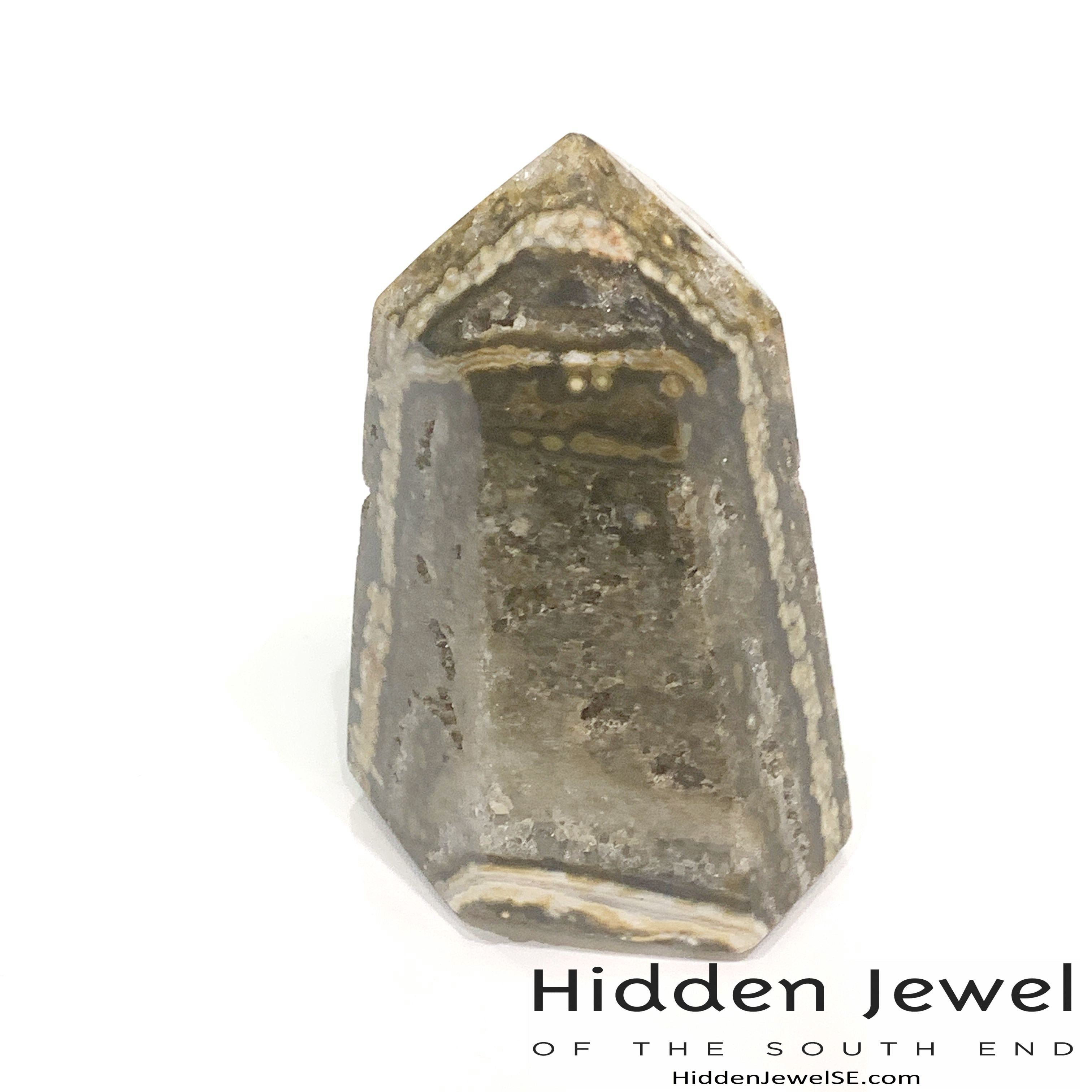 Ocean Jasper Gemstone Tower
