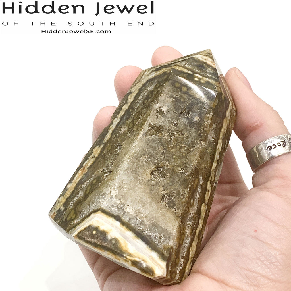 Ocean Jasper Gemstone Tower