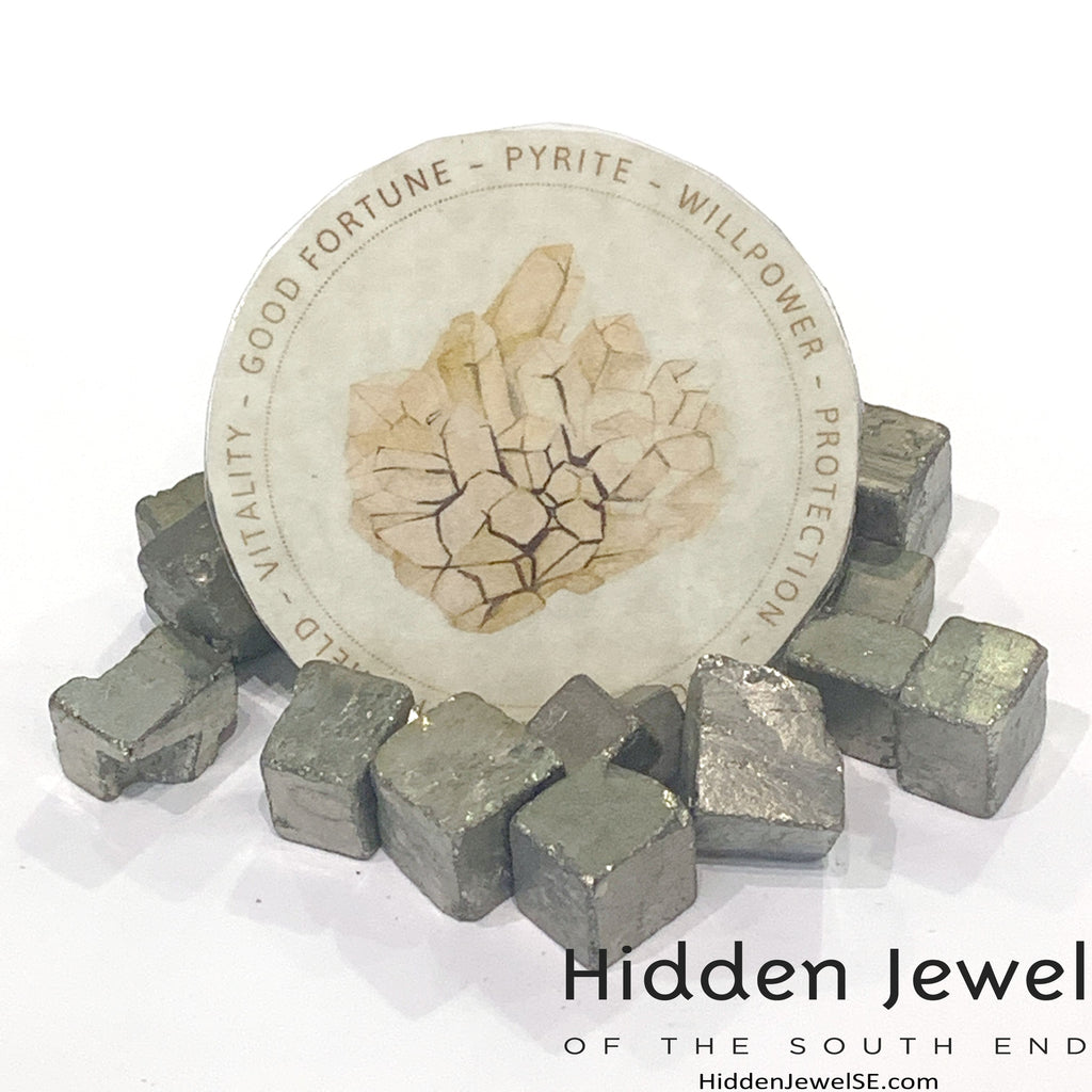 Pyrite raw gemstones