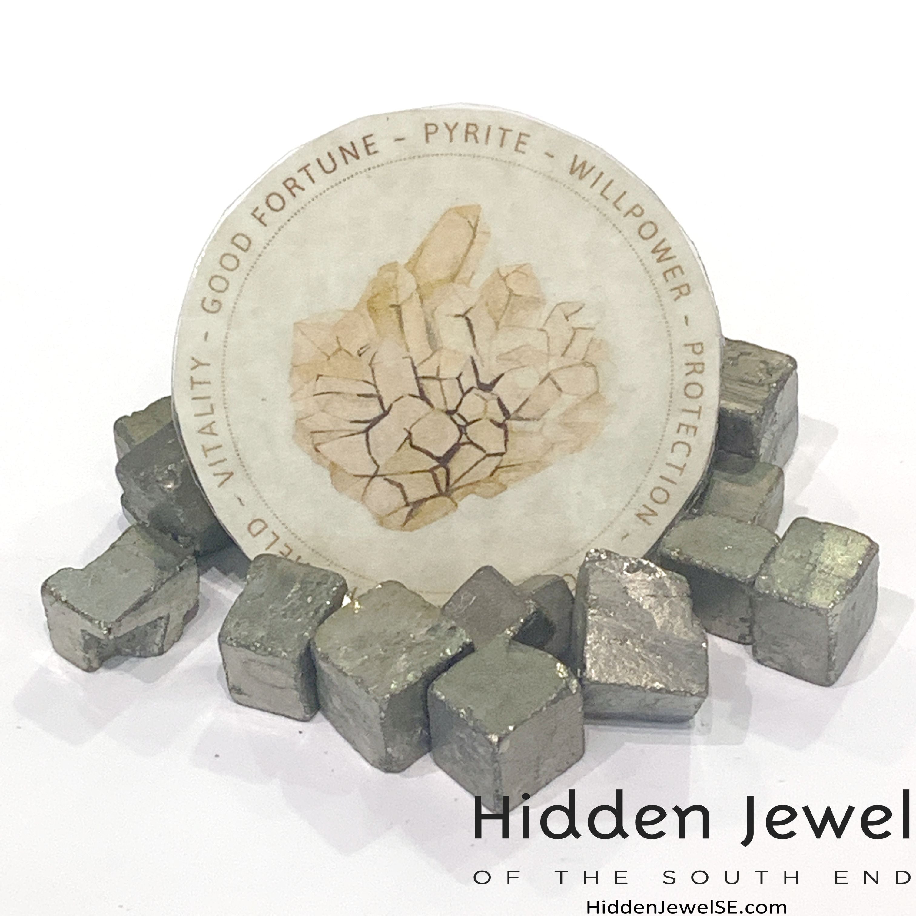 Pyrite raw gemstones