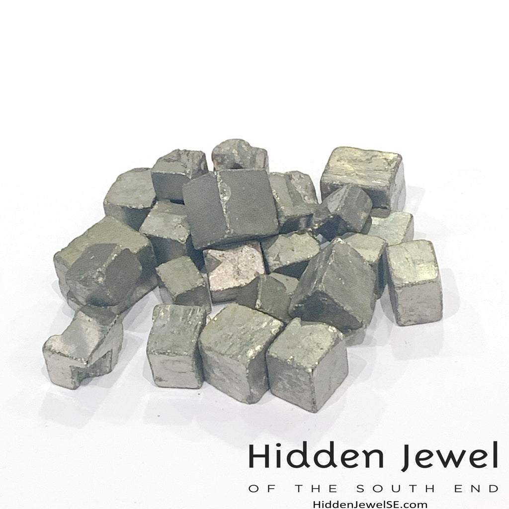 Pyrite raw gemstones
