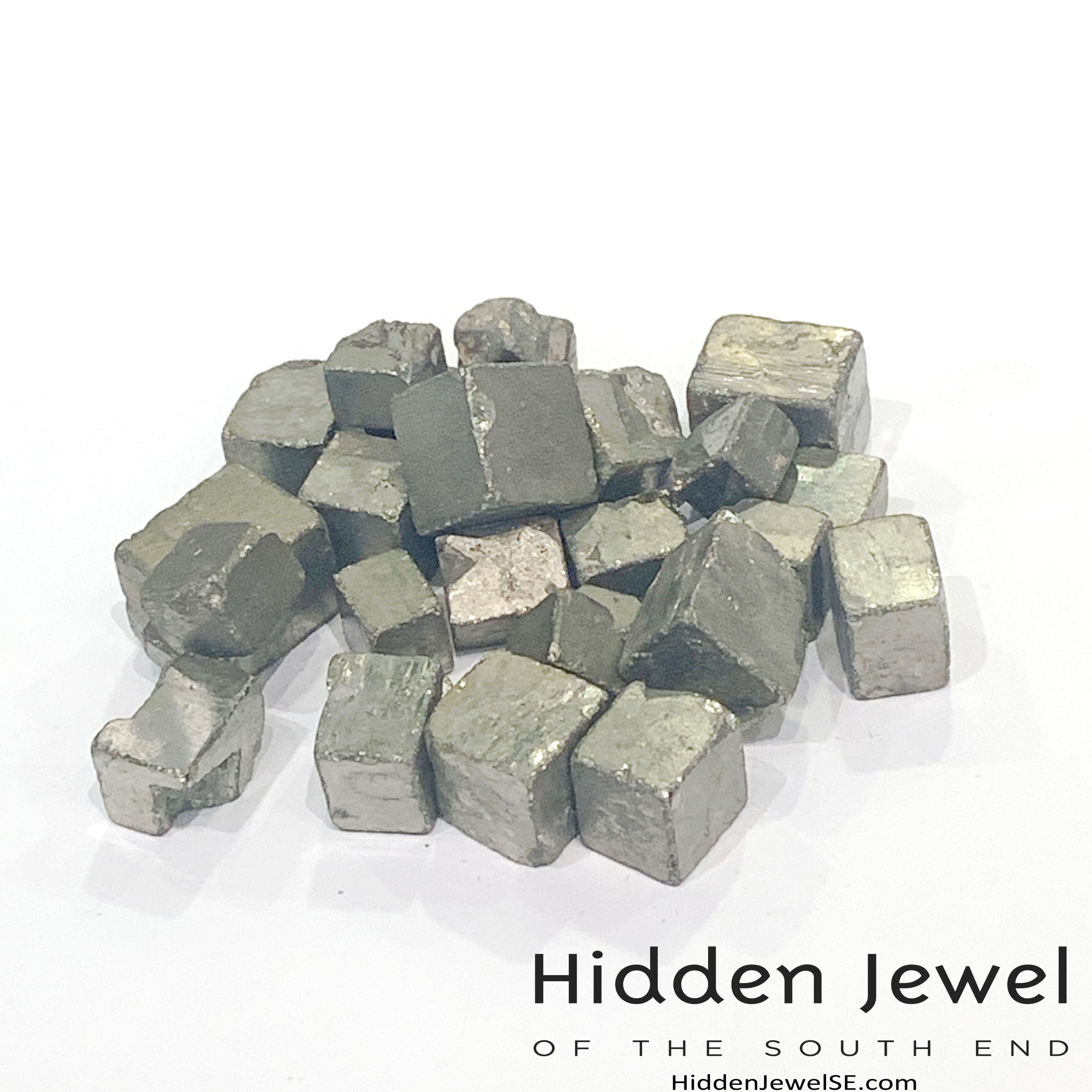 Pyrite raw gemstones