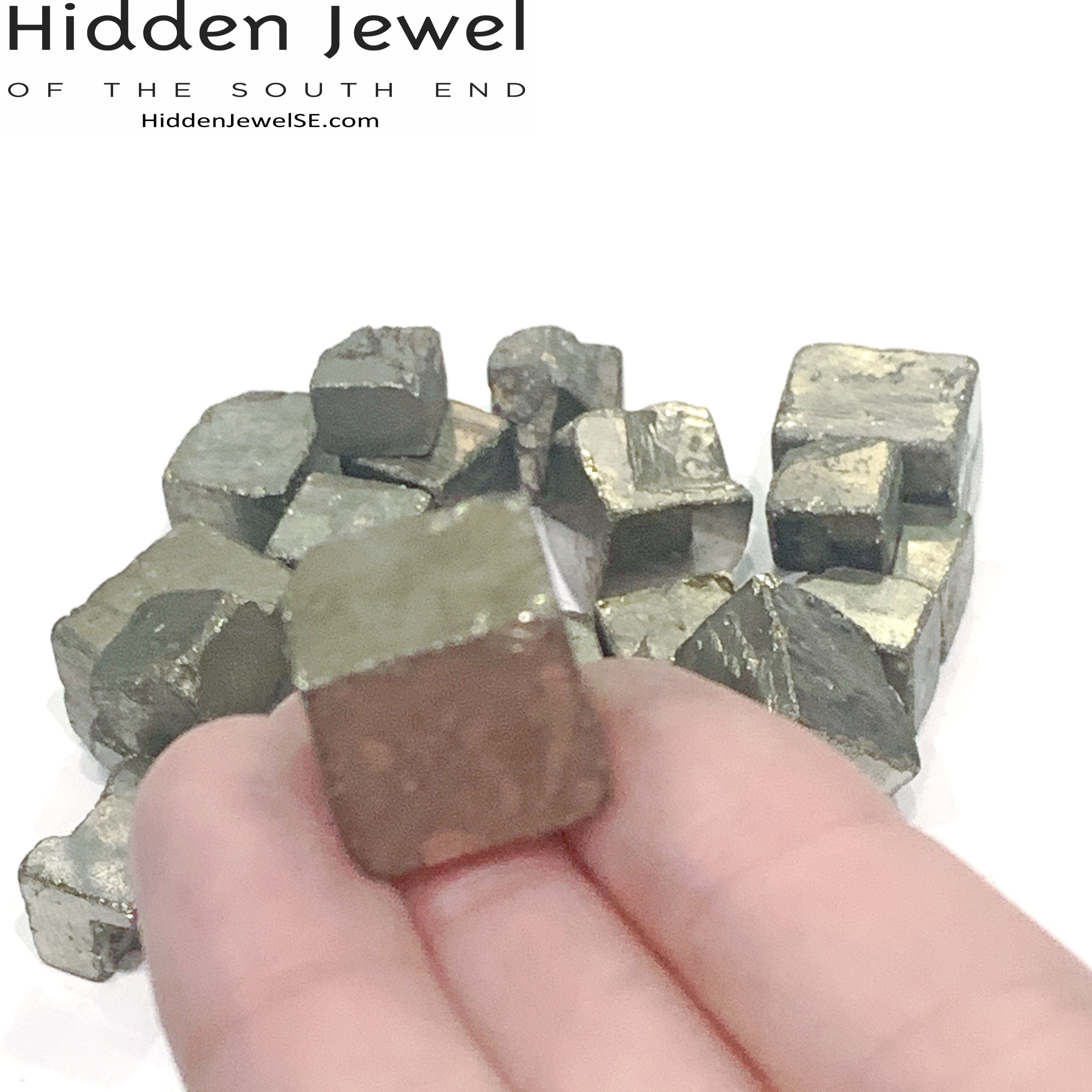 Pyrite raw gemstones