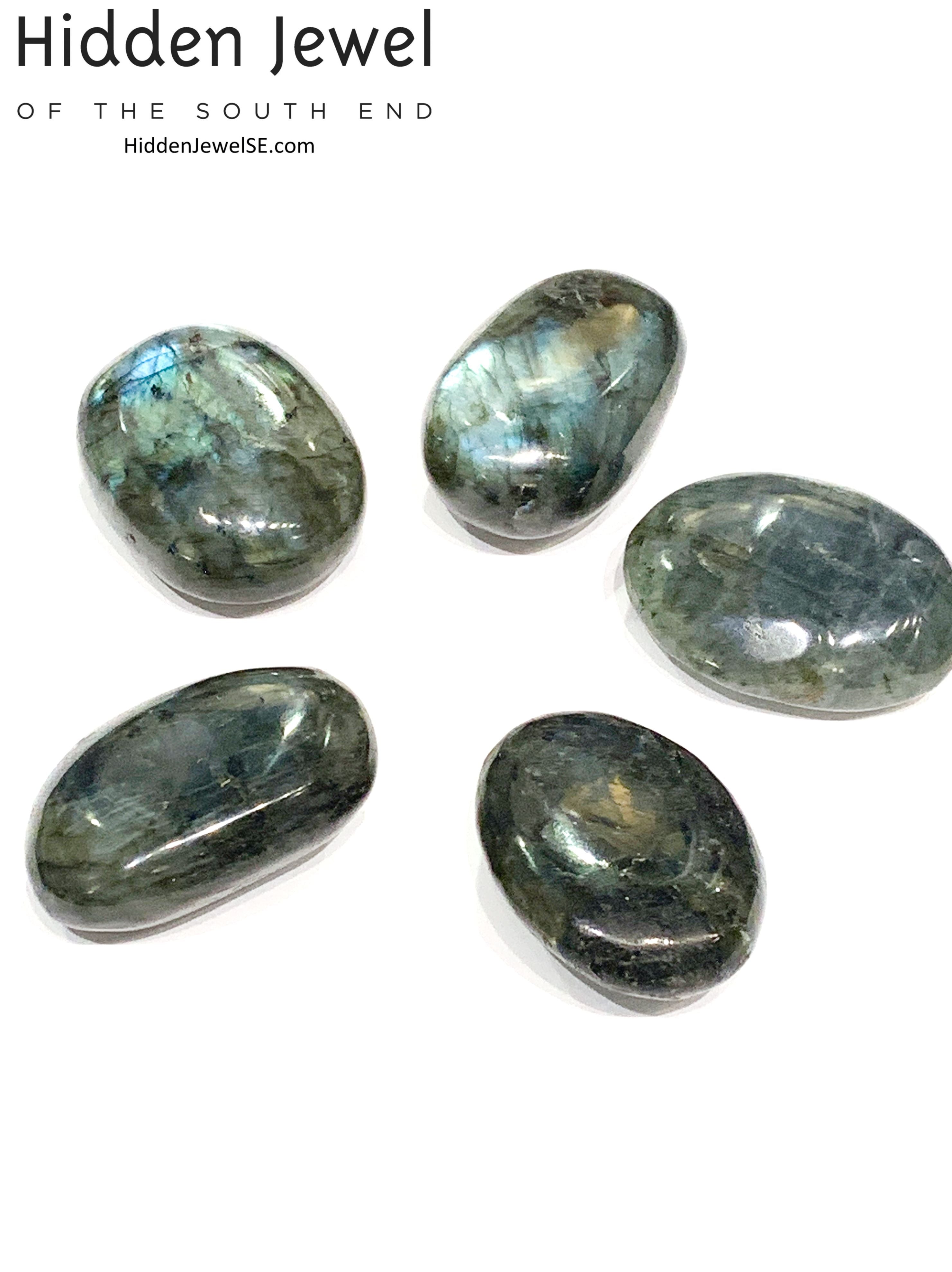 Labradorite Palm Stone Gemstones